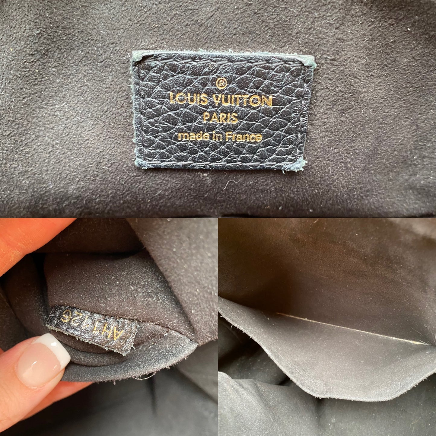 Louis Vuitton Leather & Monogram Canvas Retiro NM