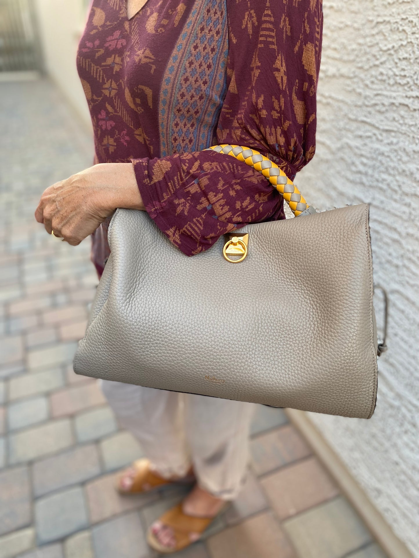 Mulberry Iris Large Leather Shoulder Bag