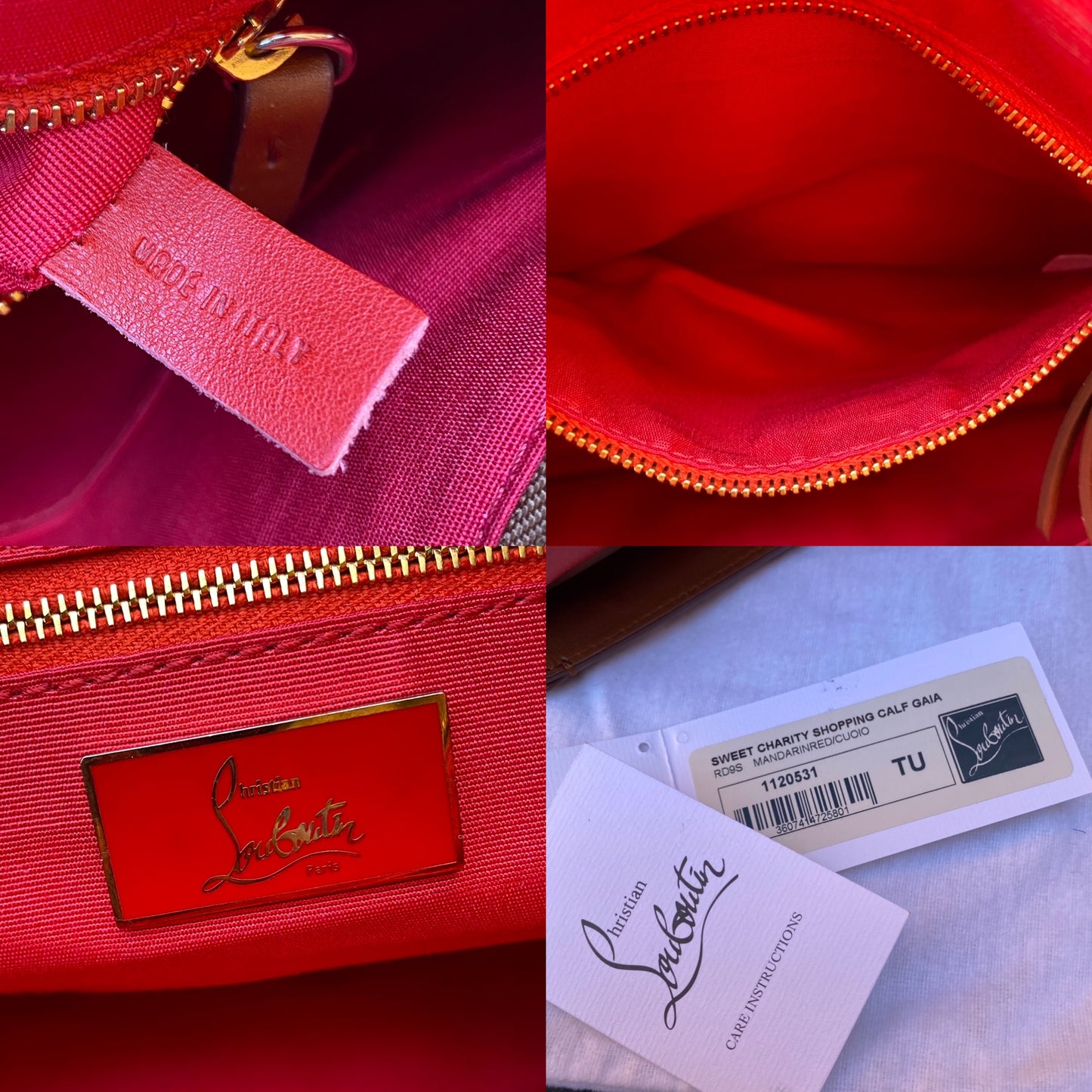 Christian Louboutin Sweet Charity Leather Shopping Tote