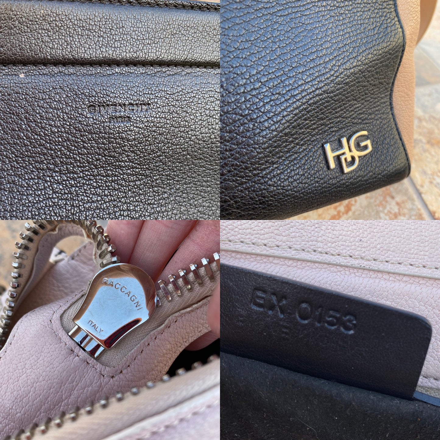Givenchy HDG Calf Leather Shoulder Bag