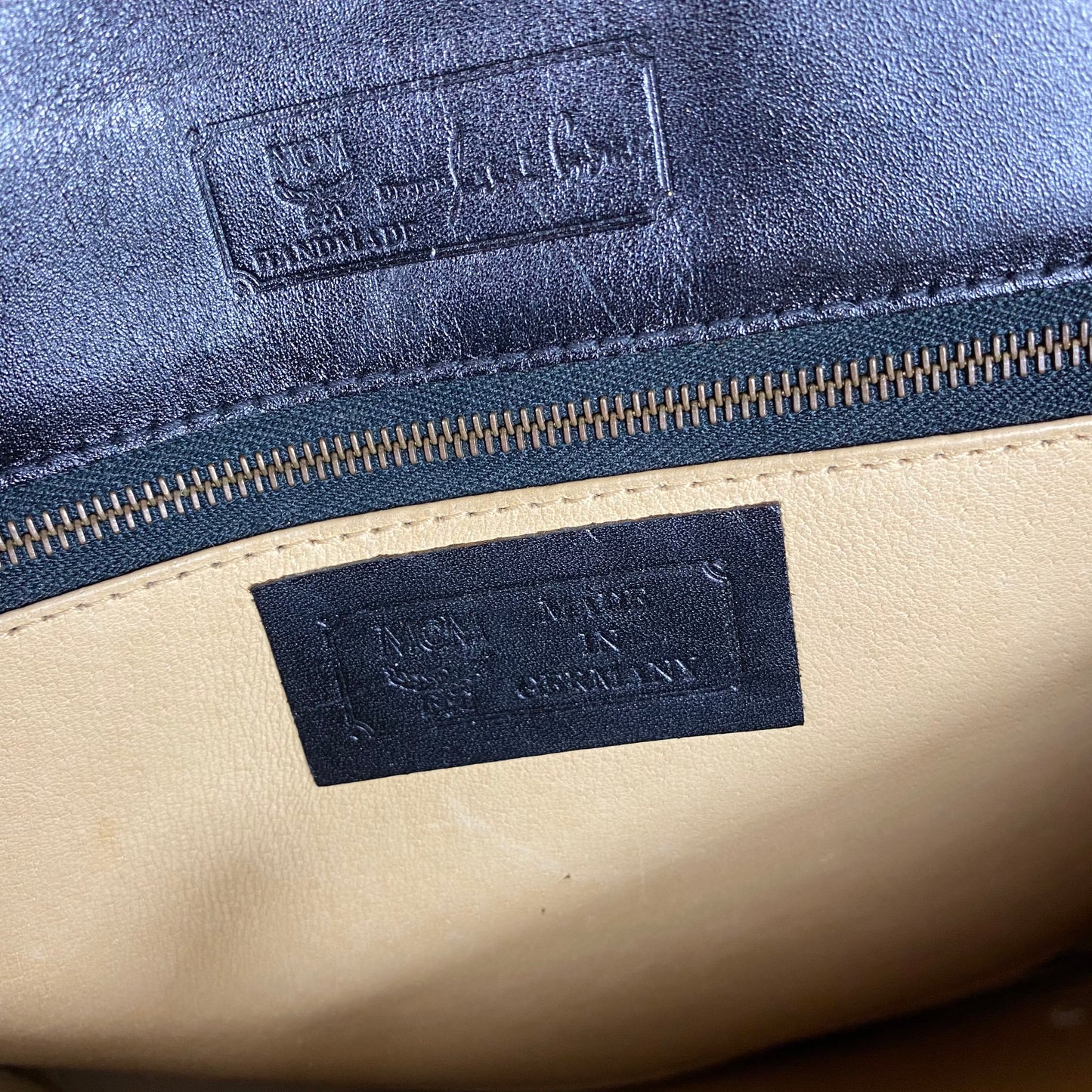 MCM Vintage Visetos Top Handle Handbag