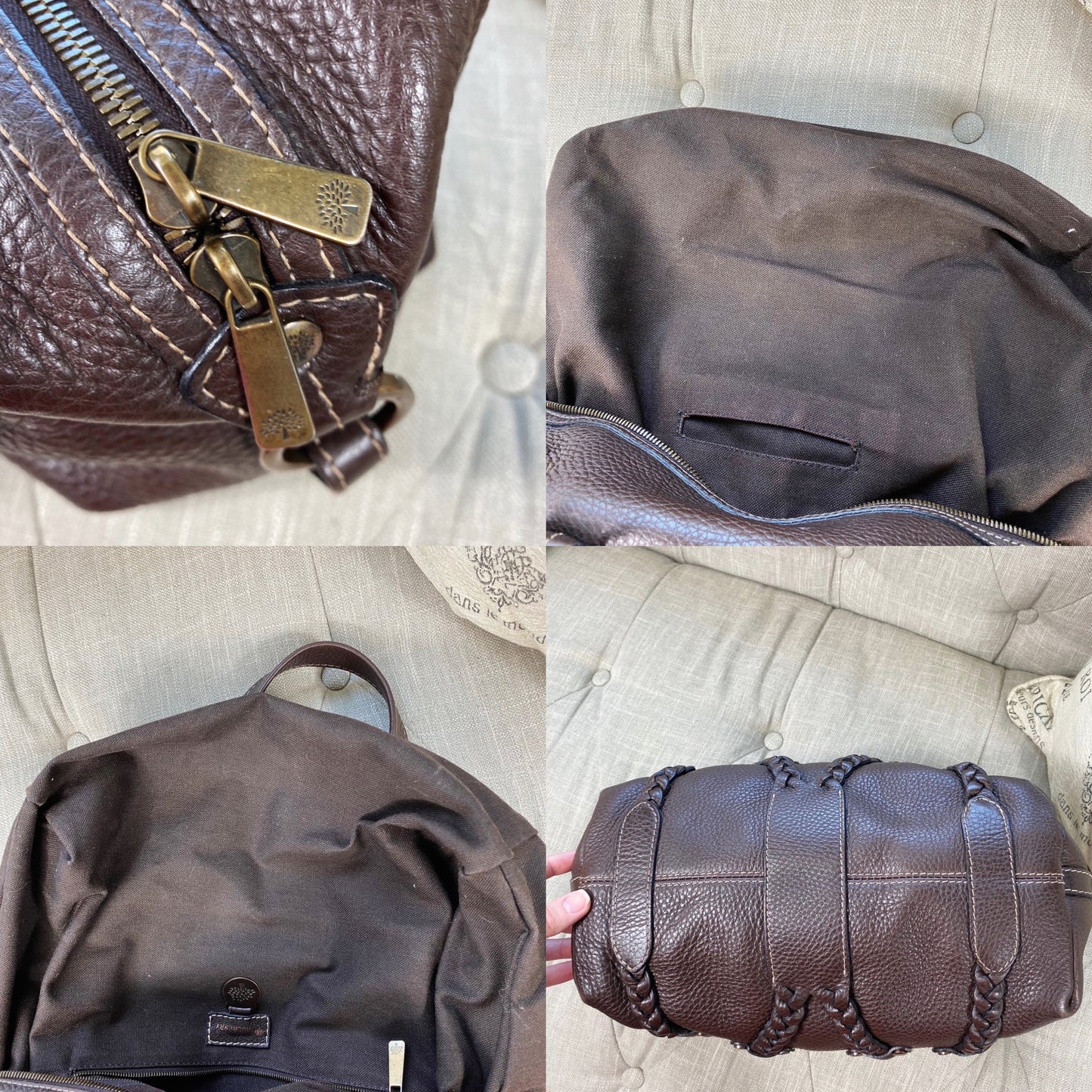 Mulberry Small Braided Leather Satchel