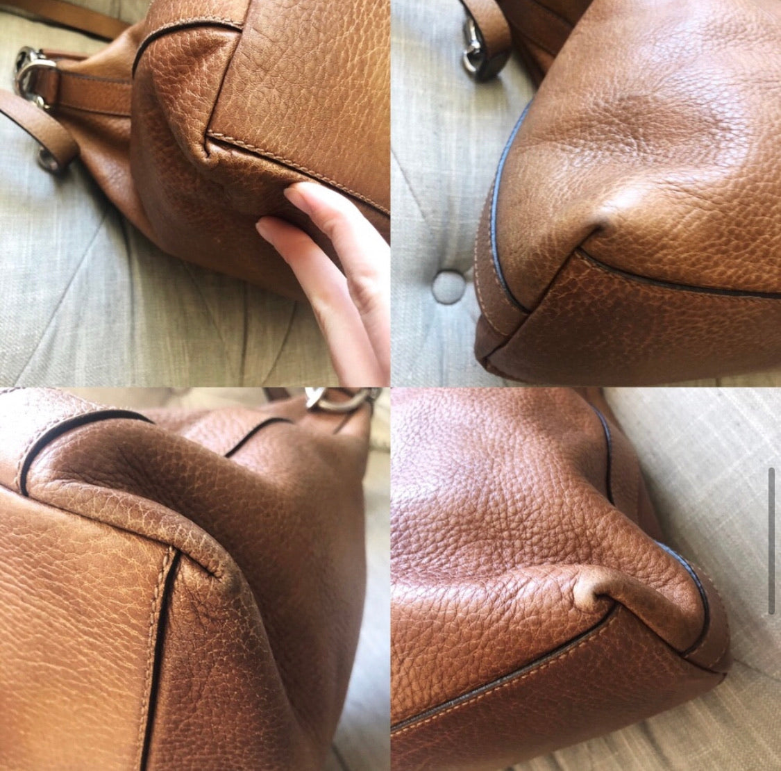 Gucci Miss GG Leather Crossbody Shoulder Bag