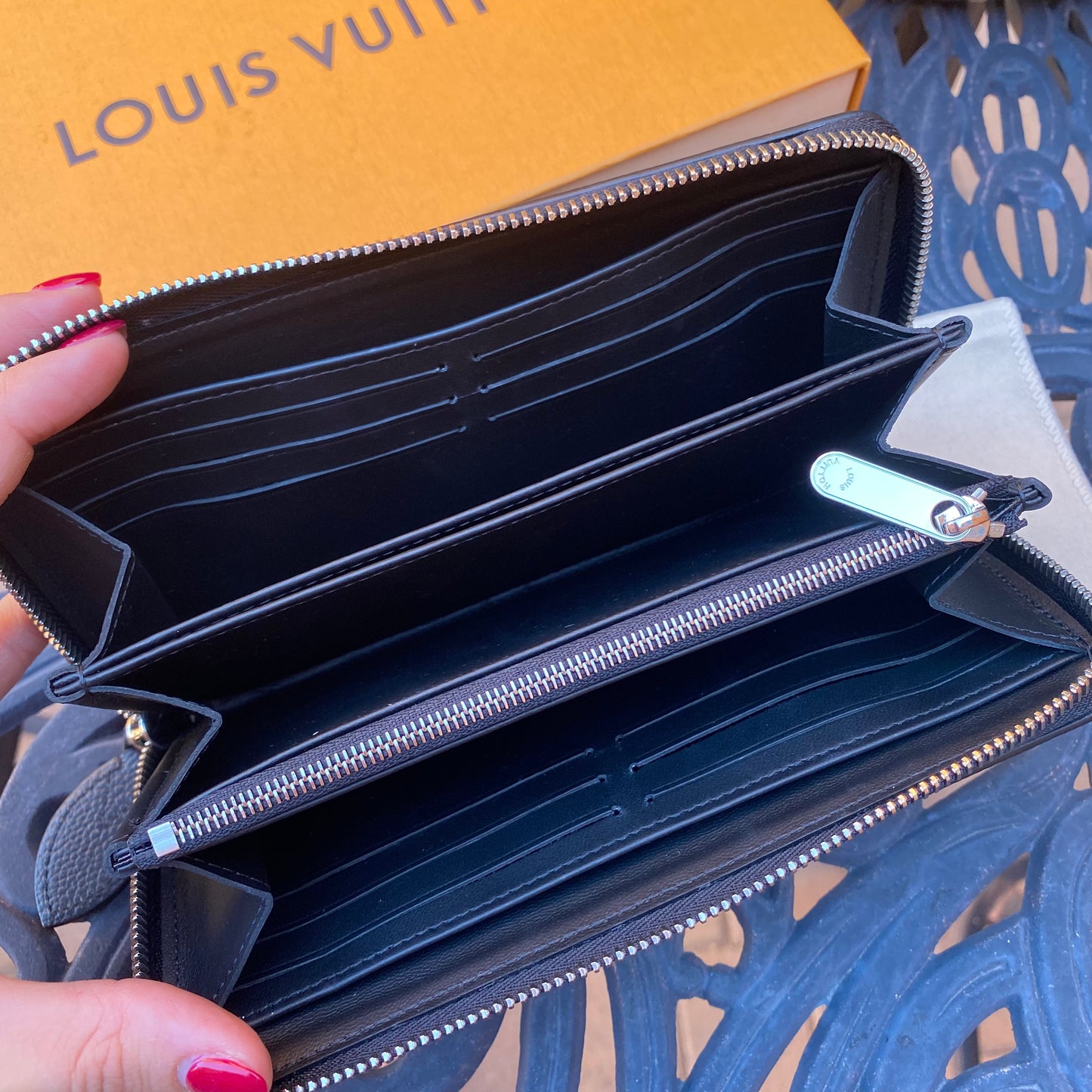 Louis Vuitton Mahina Zippy Wallet