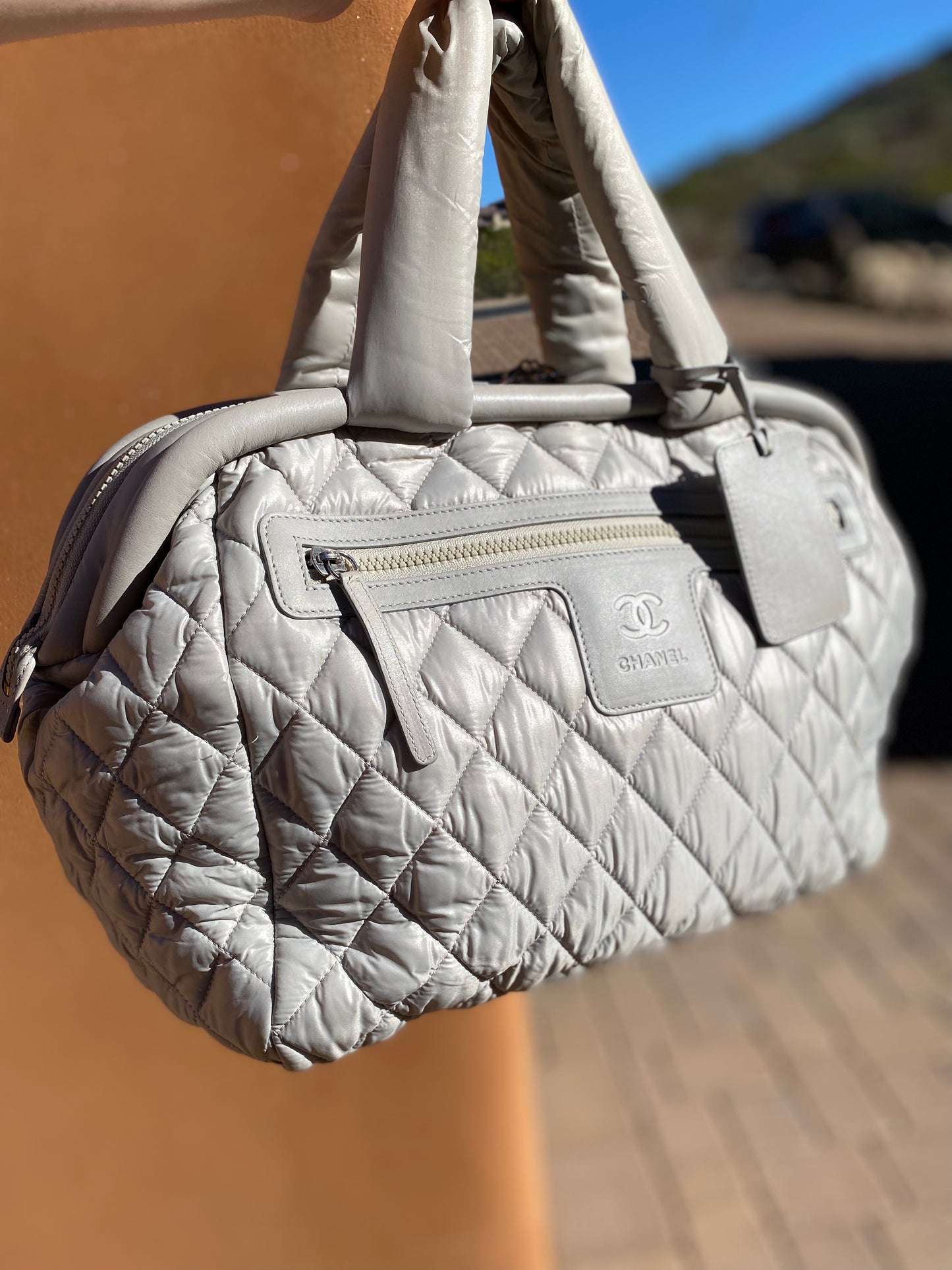 Chanel Nylon Quilted Coco Cocoon Bowler