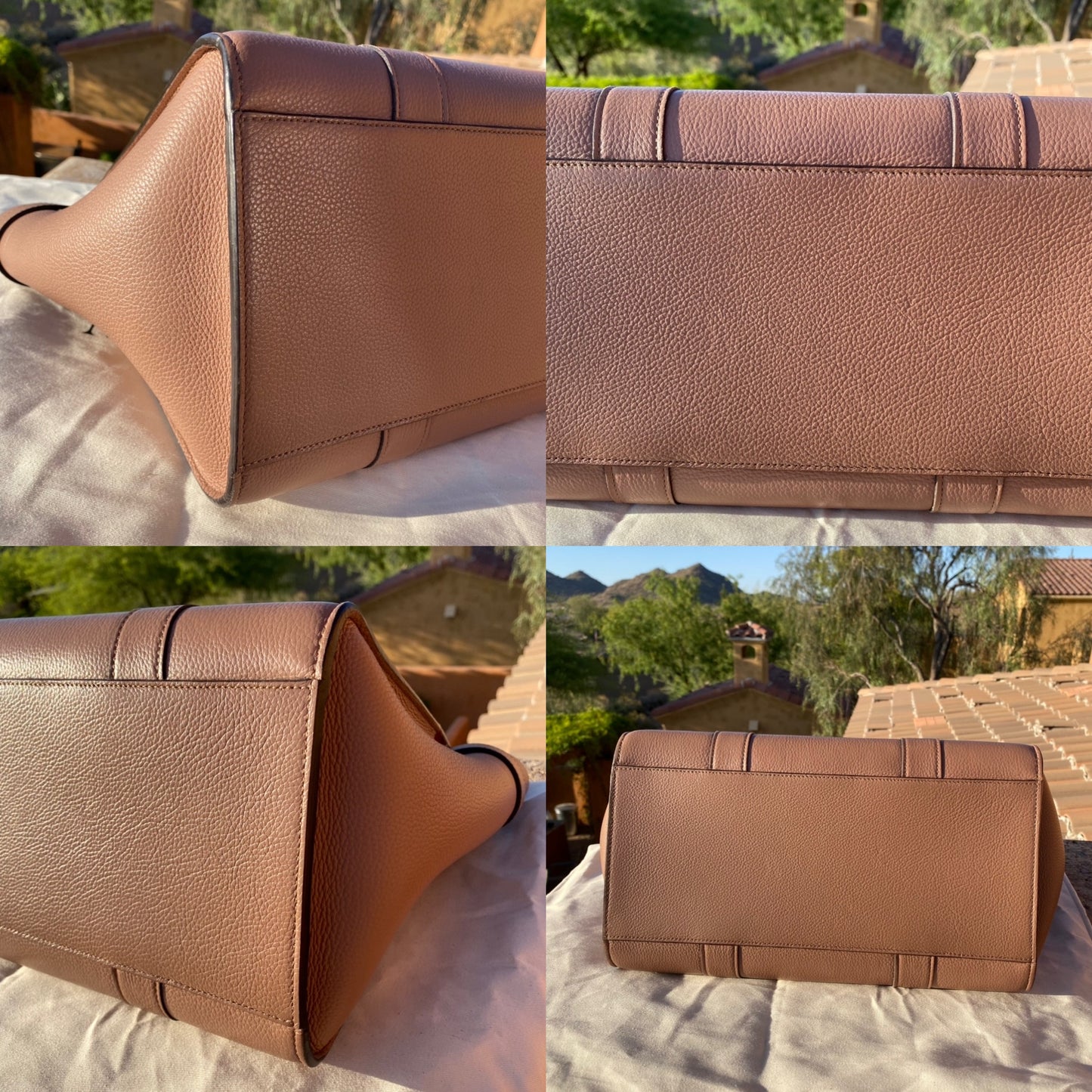 Mulberry Classic Grain Small Bayswater Zip Tote