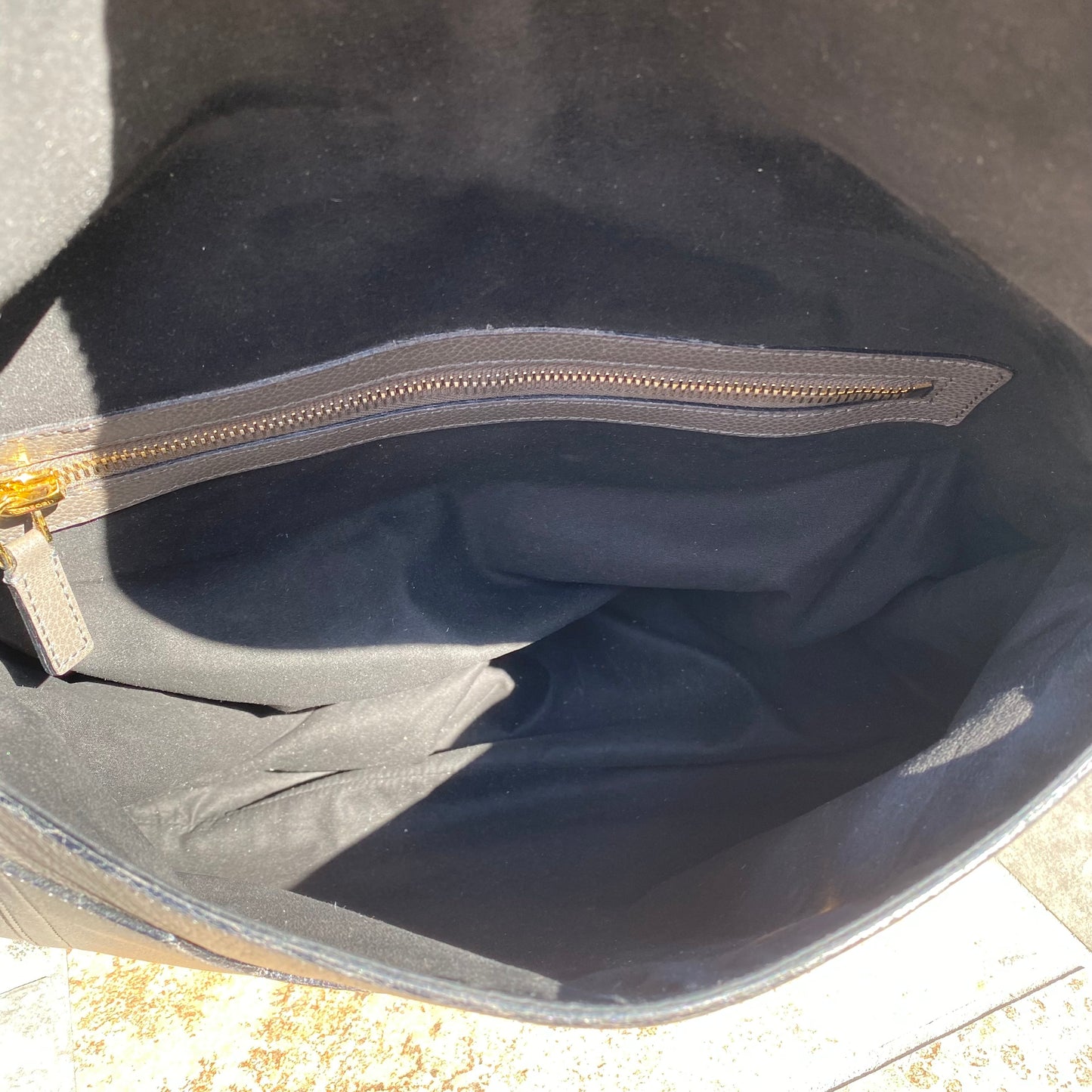 Tom Ford Grained Leather Jennifer Saddle Bag