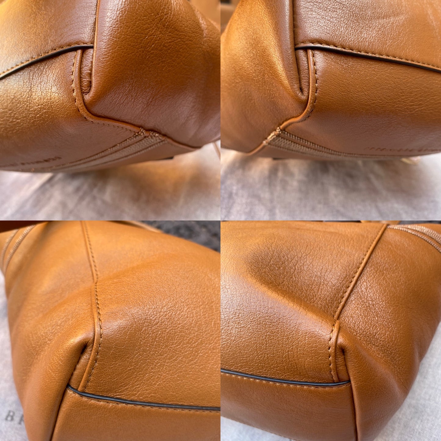 Brunello Cucinelli Monili Beaded Glossy Nappa Leather Tote