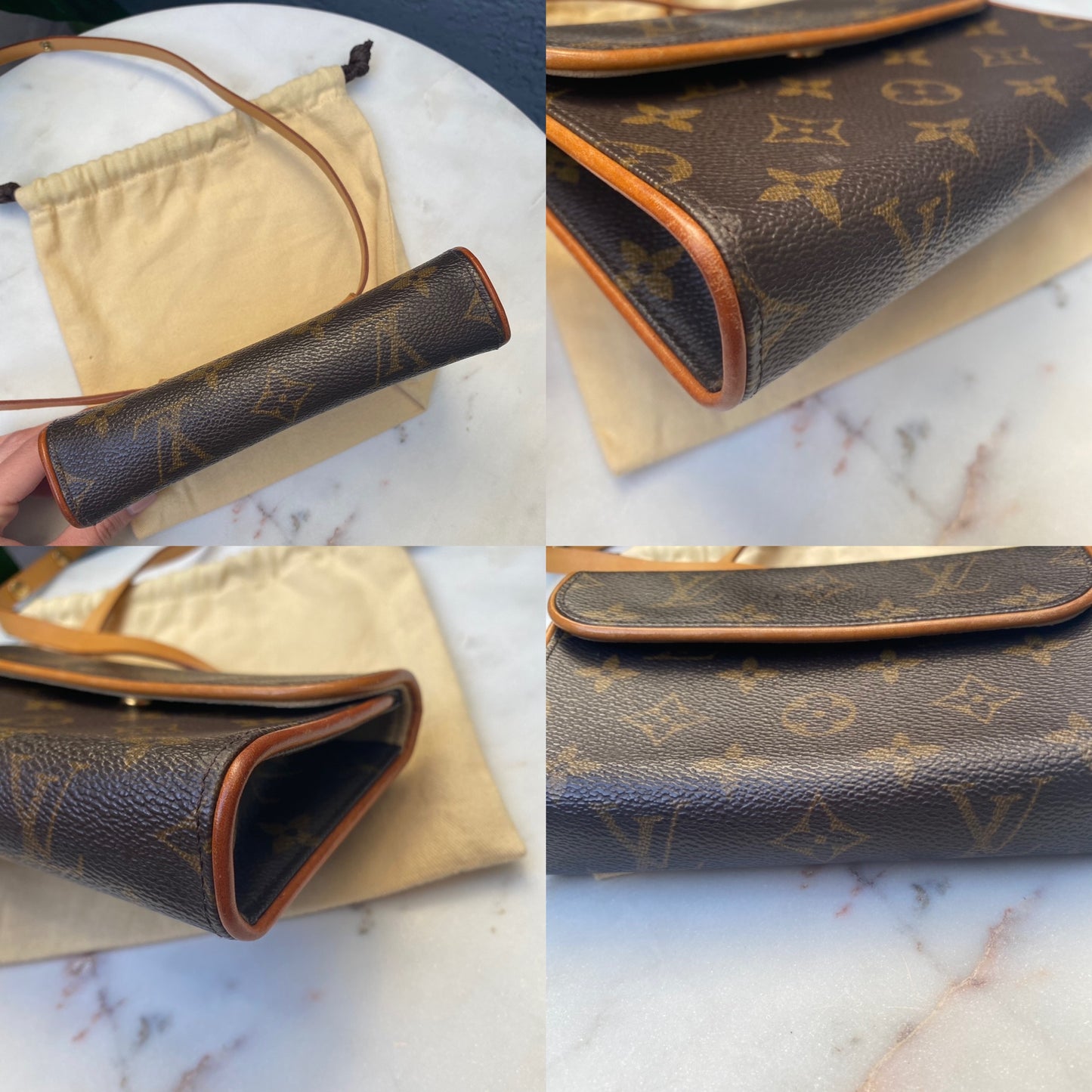 Louis Vuitton Vintage Monogram Pochette Florentine Bumbag