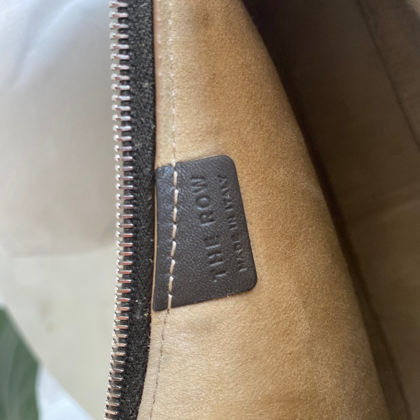 The Row Smooth Leather Half Moon Shoulder Bag