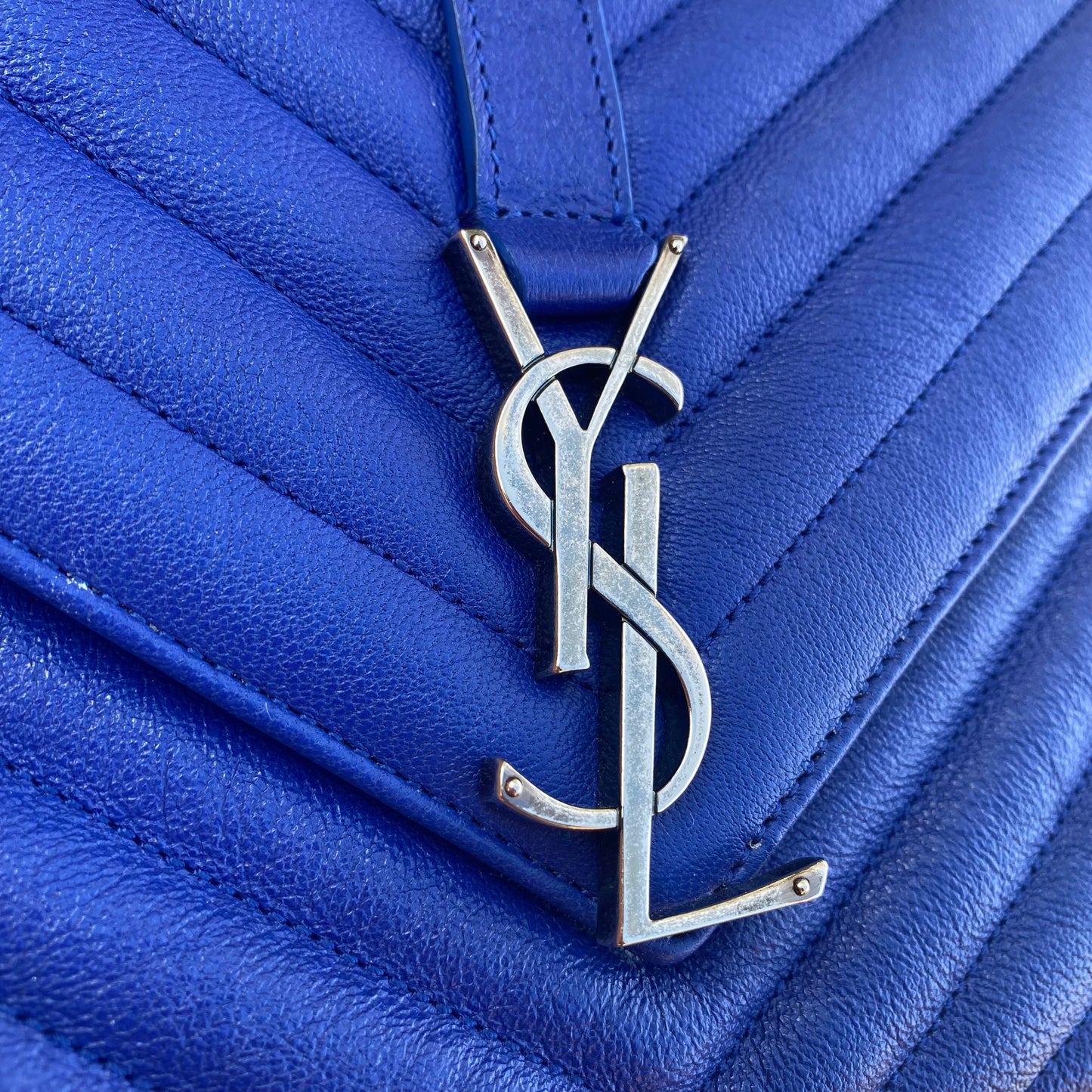 Saint Laurent YSL Medium Matelasse College Bag