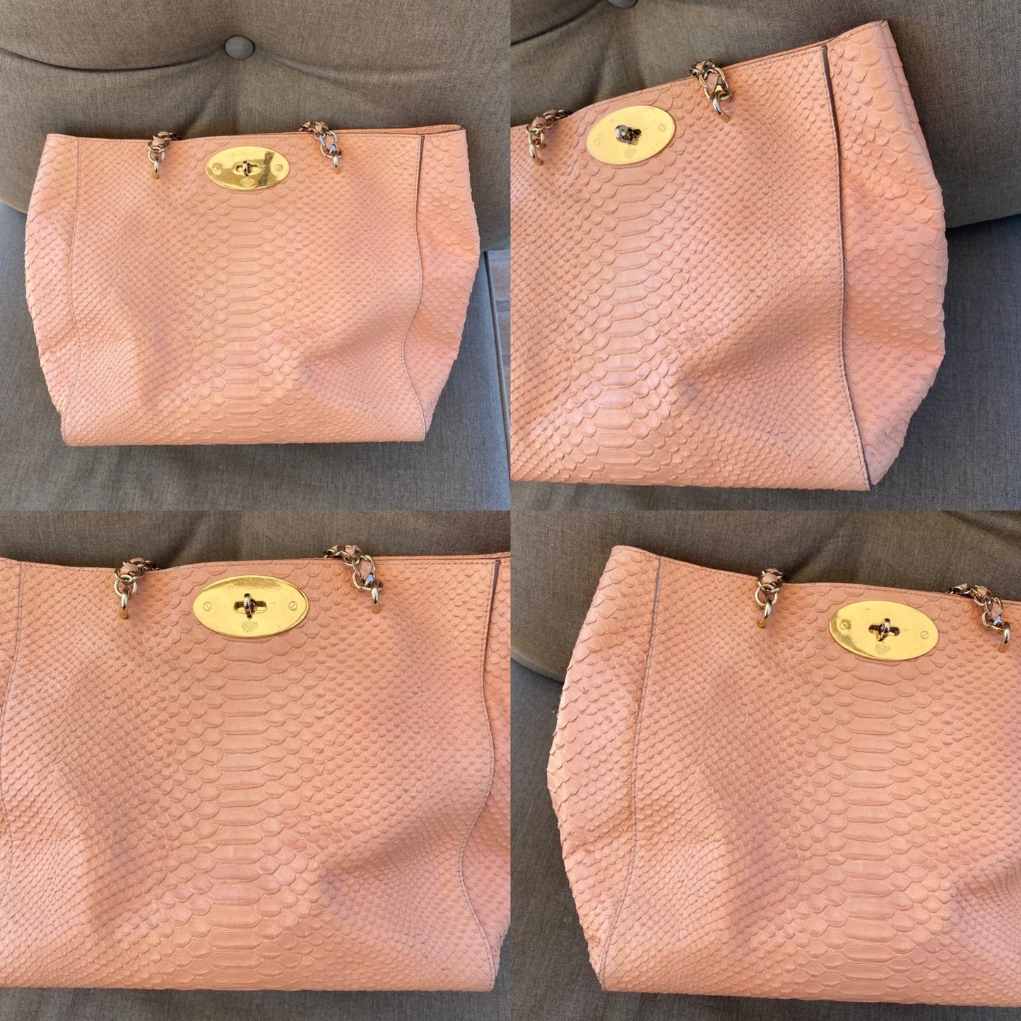 Mulberry Python Cecily Tote