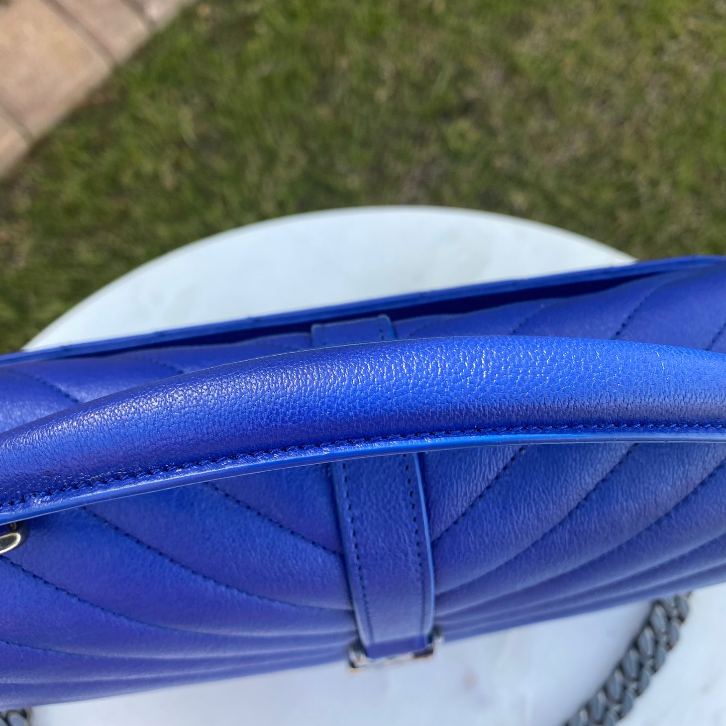 Saint Laurent YSL Medium Matelasse College Bag