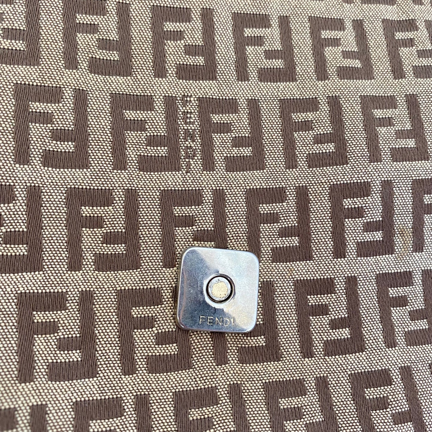 Fendi Vintage Zucchino Baguette Shoulder Bag