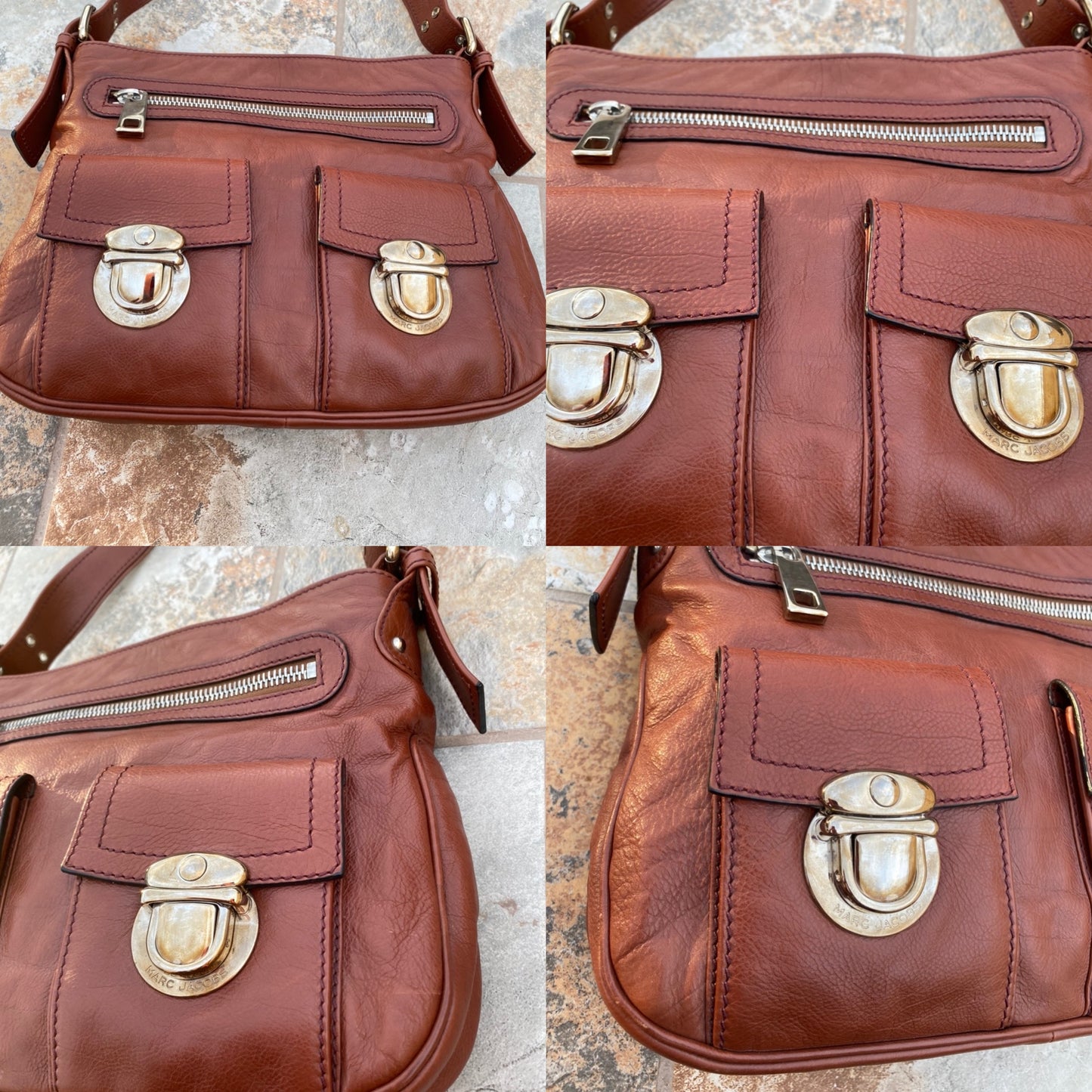 Marc Jacobs Sophia Calf Leather Hobo