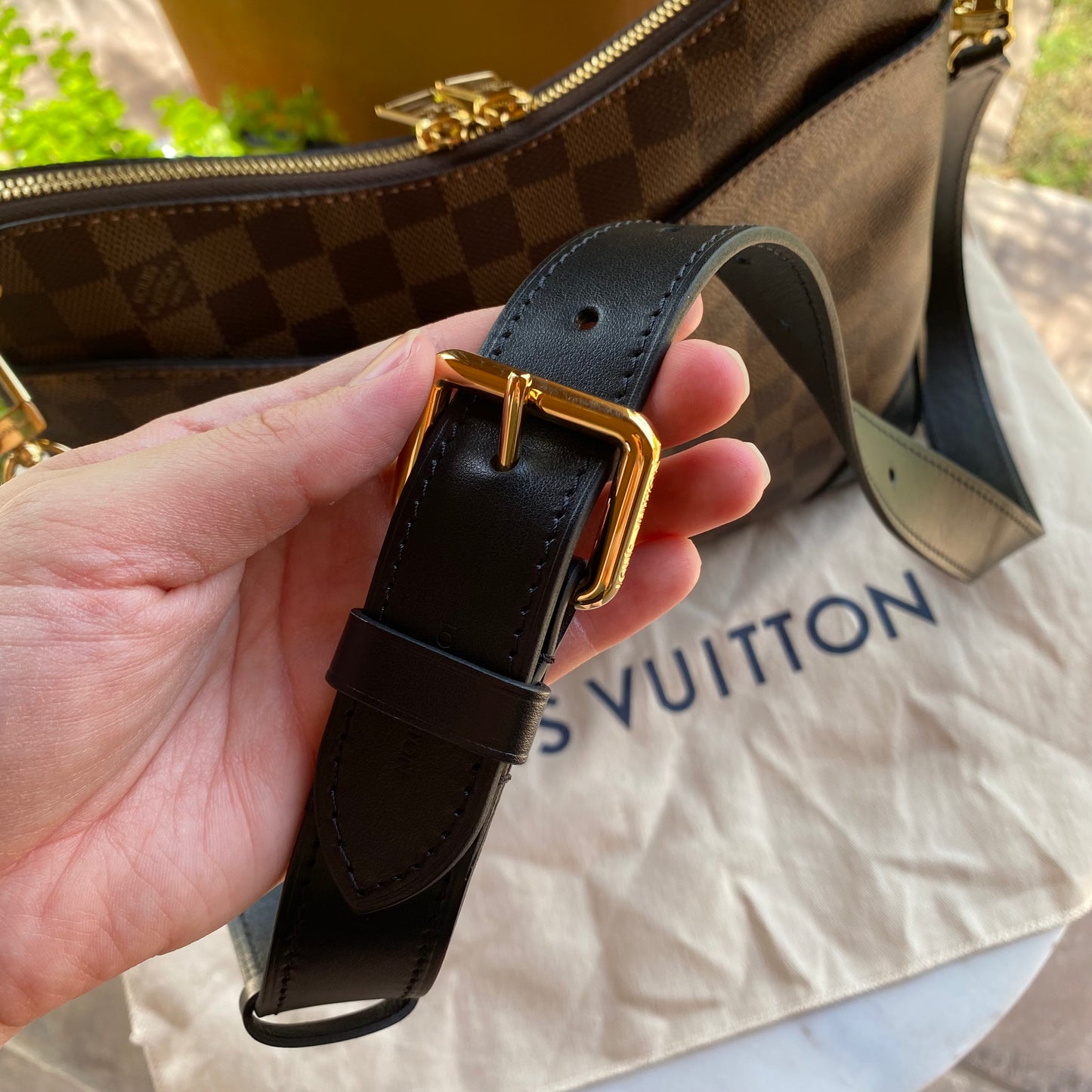 Louis Vuitton Odeon NM MM Damier Ebene Crossbody