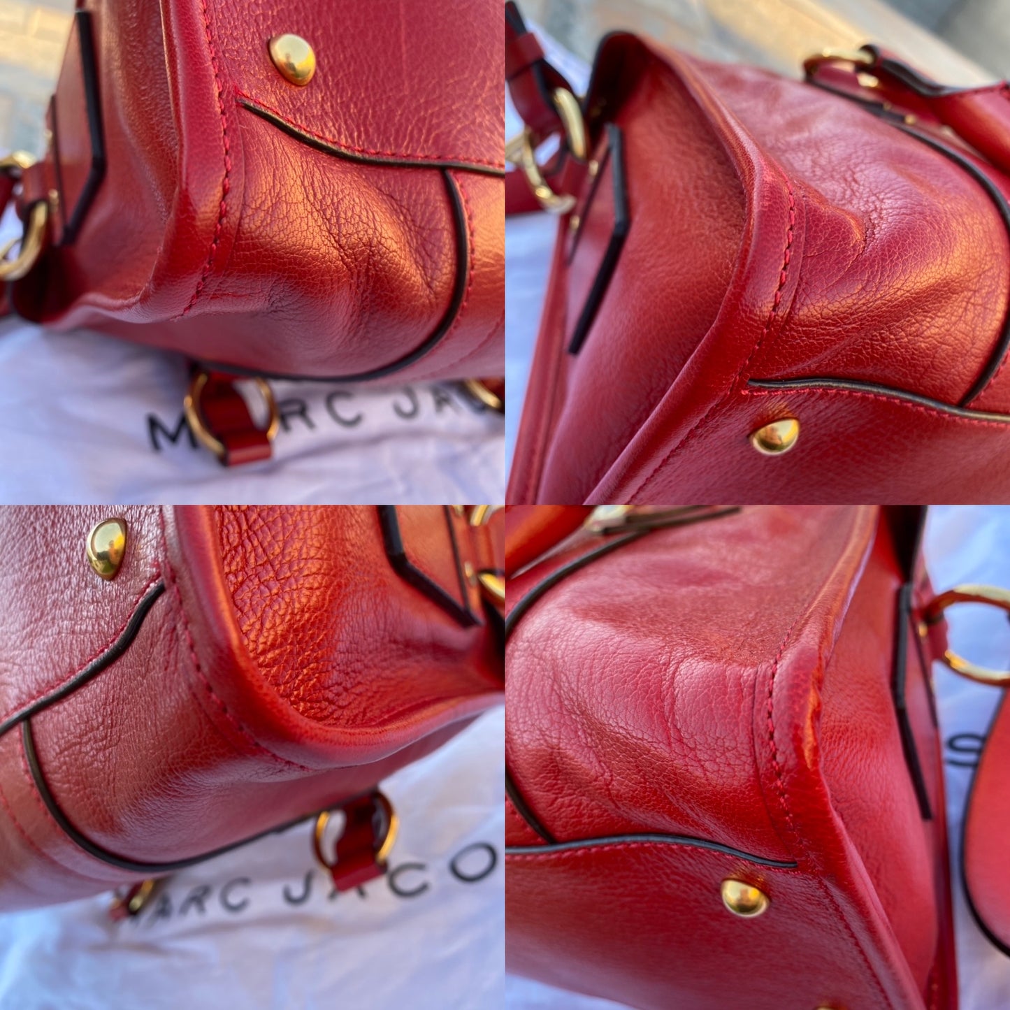 Marc Jacobs Small Fulton Leather Satchel