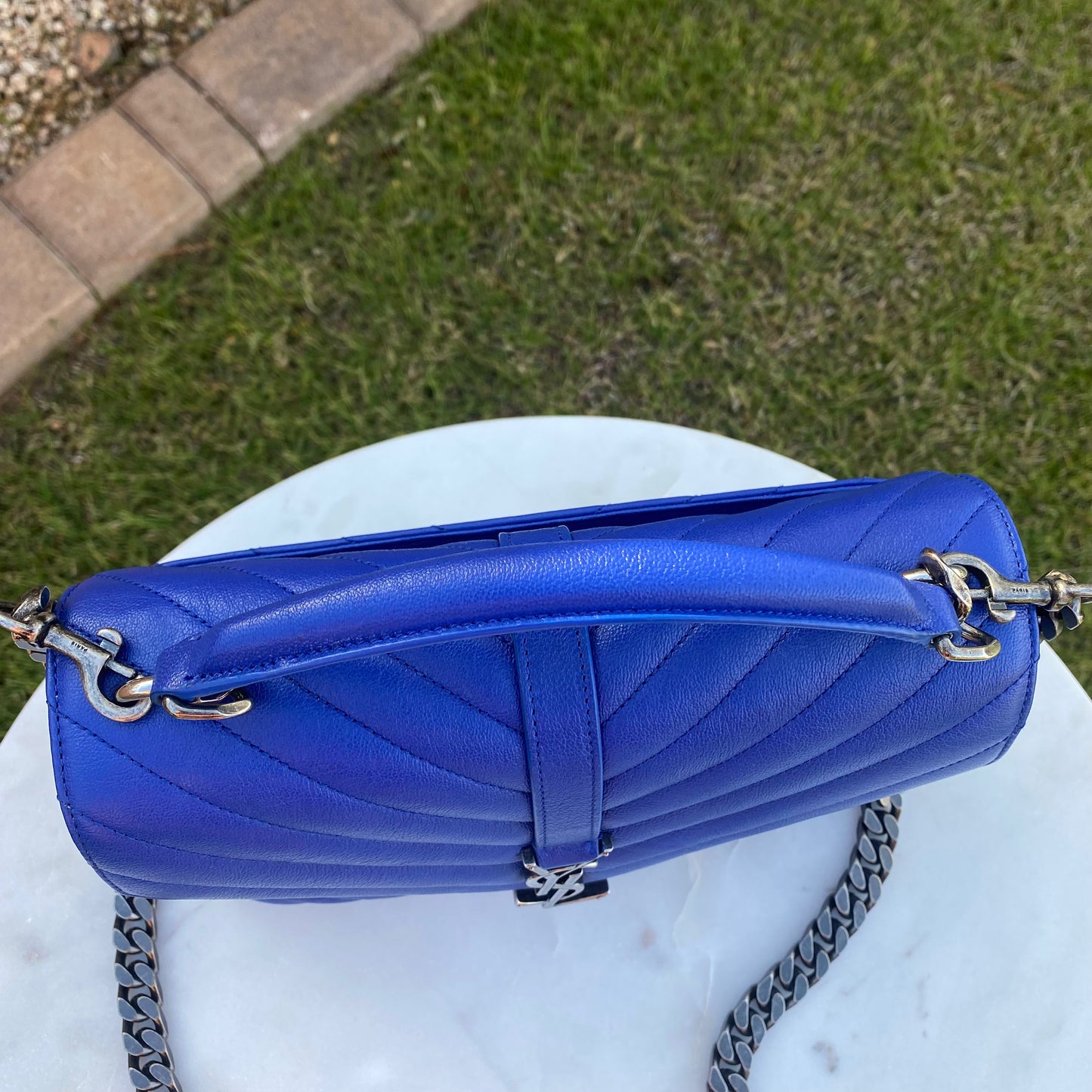 Saint Laurent YSL Medium Matelasse College Bag