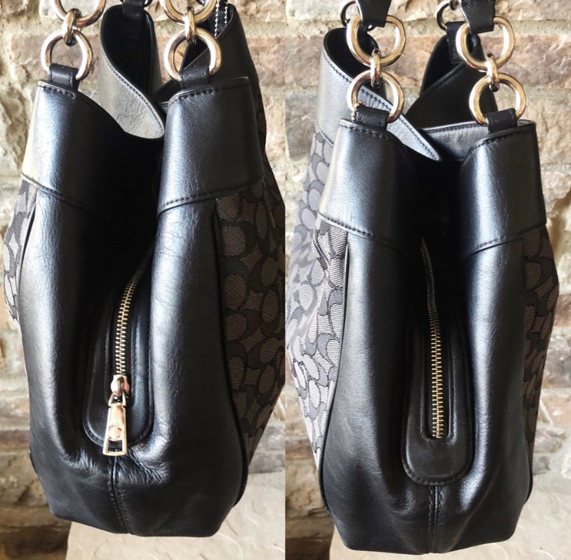 Coach Lexy Large Classic Monogram Bag