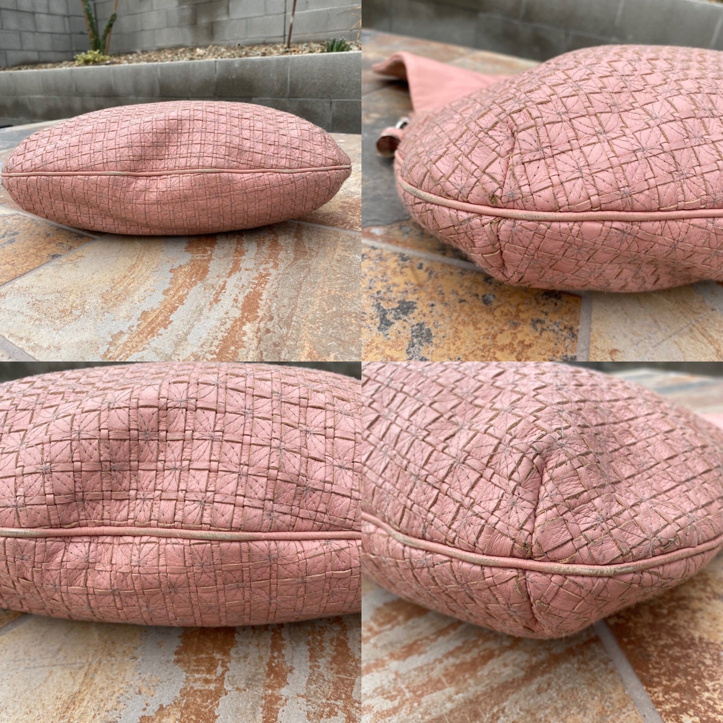 Dolce & Gabbana Woven Leather Miss Lexington Hobo