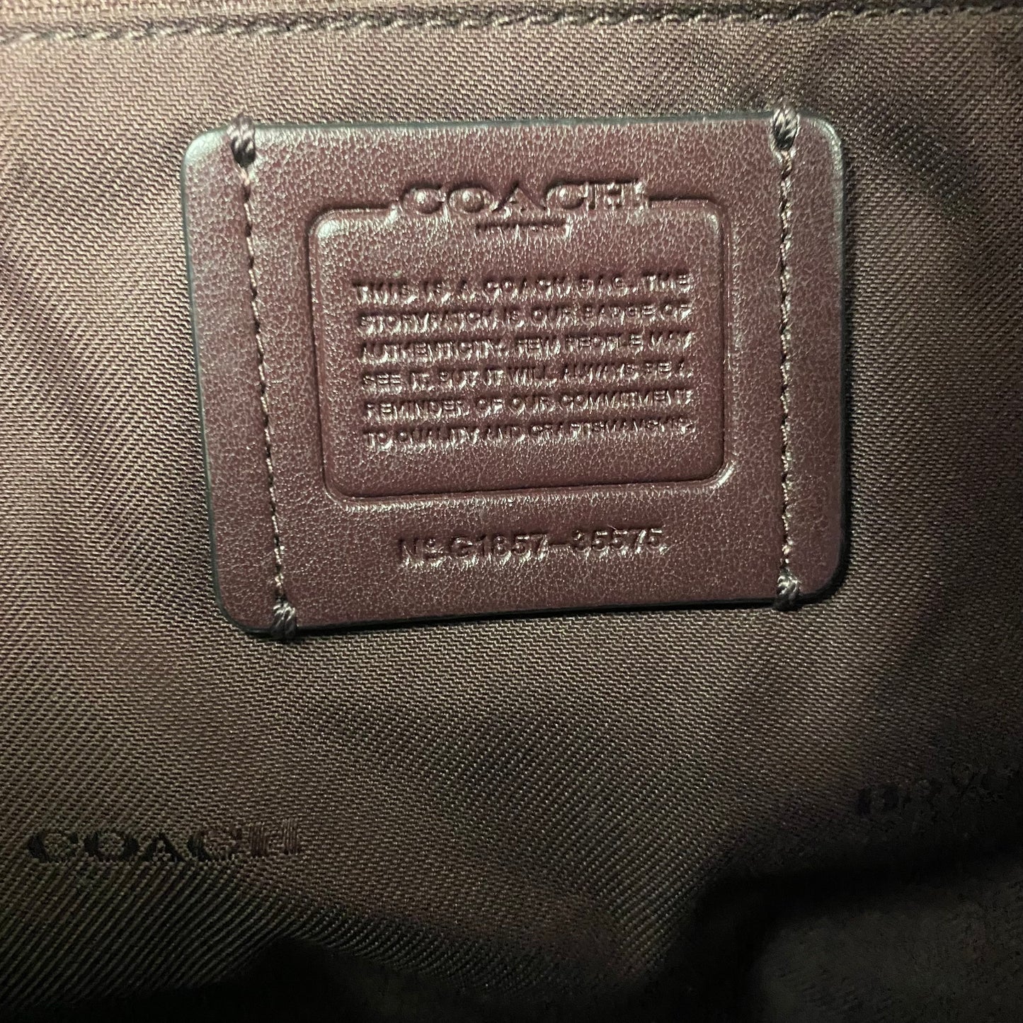 Coach Parker Leather Shoulder Bag