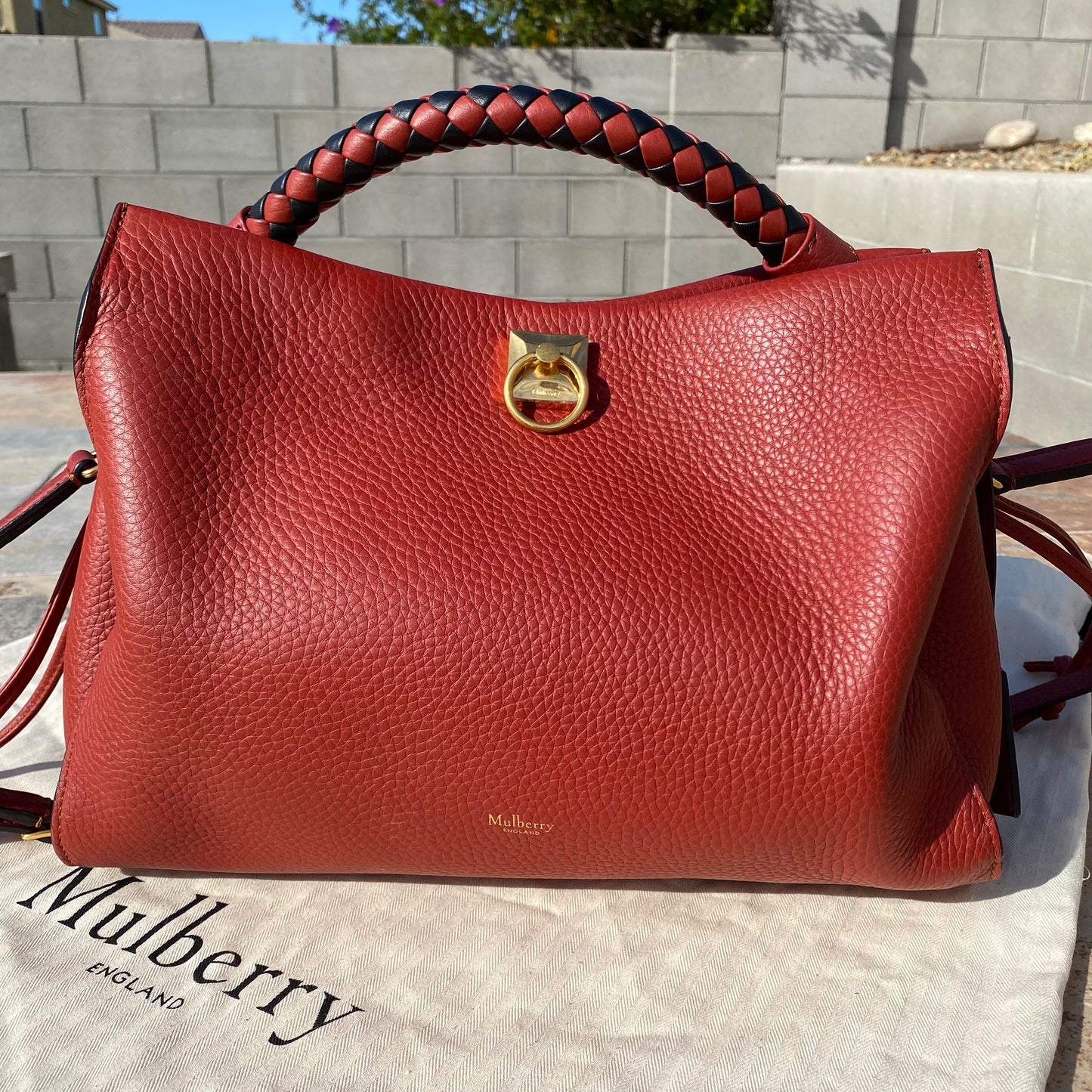 Mulberry Iris Large Leather Shoulder Bag