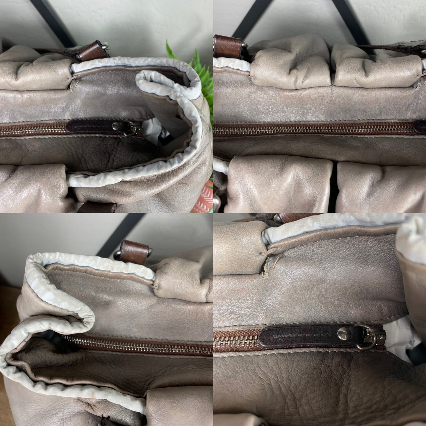 Brunello Cucinelli Large Leather Hobo Tote