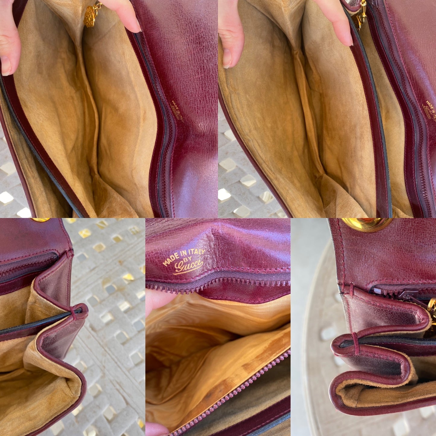 Gucci Vintage Leather Blondie Shoulder Bag