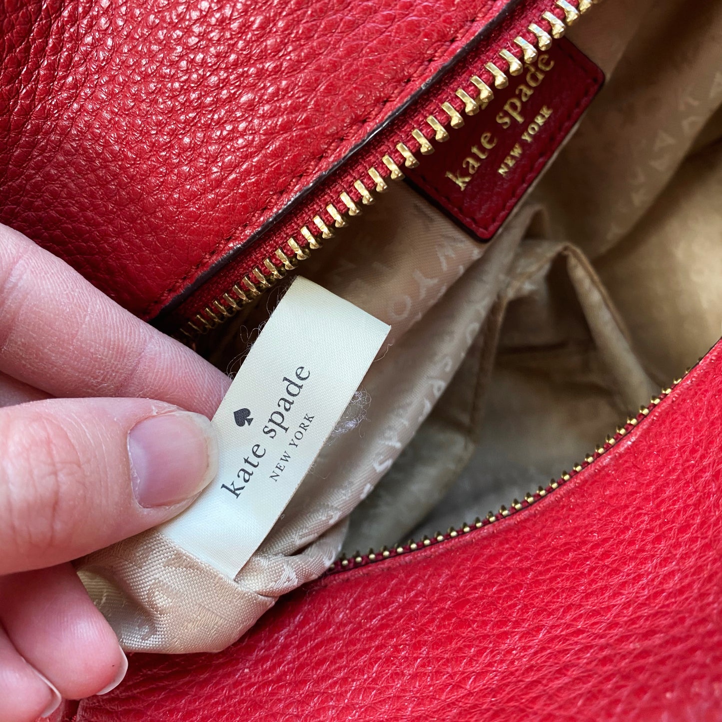 Kate Spade Pebbled Leather Satchel Crossbody