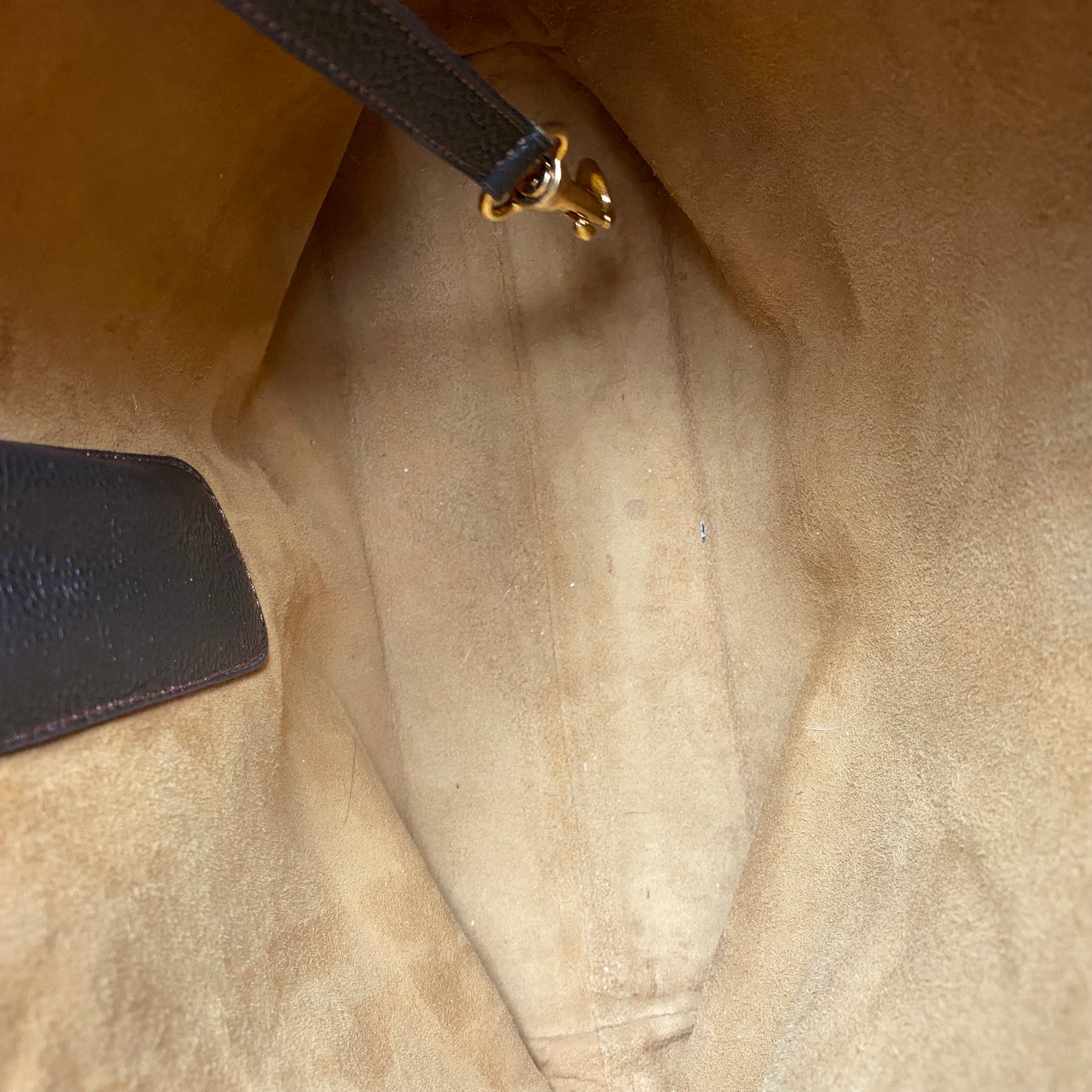 Delvaux Pebbled Leather Vintage Shoulder Bag