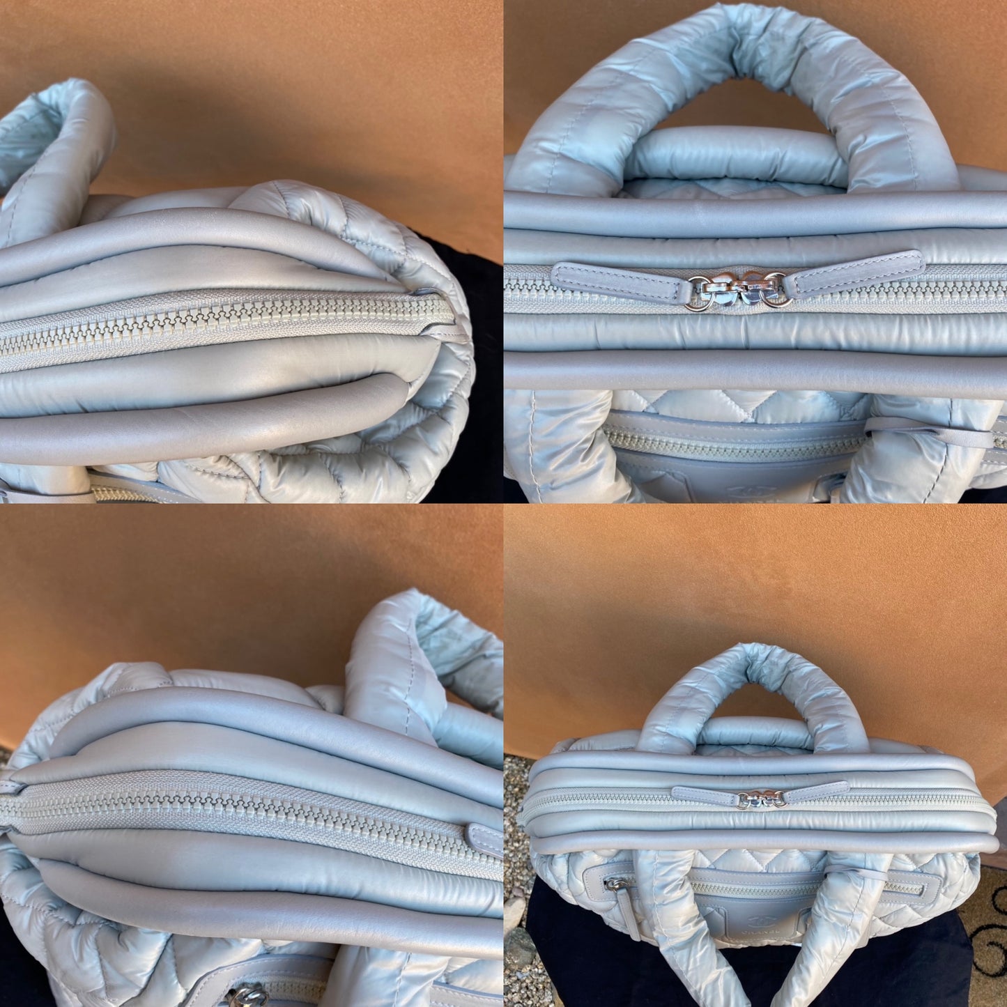 Chanel Nylon Quilted Coco Cocoon Bowler