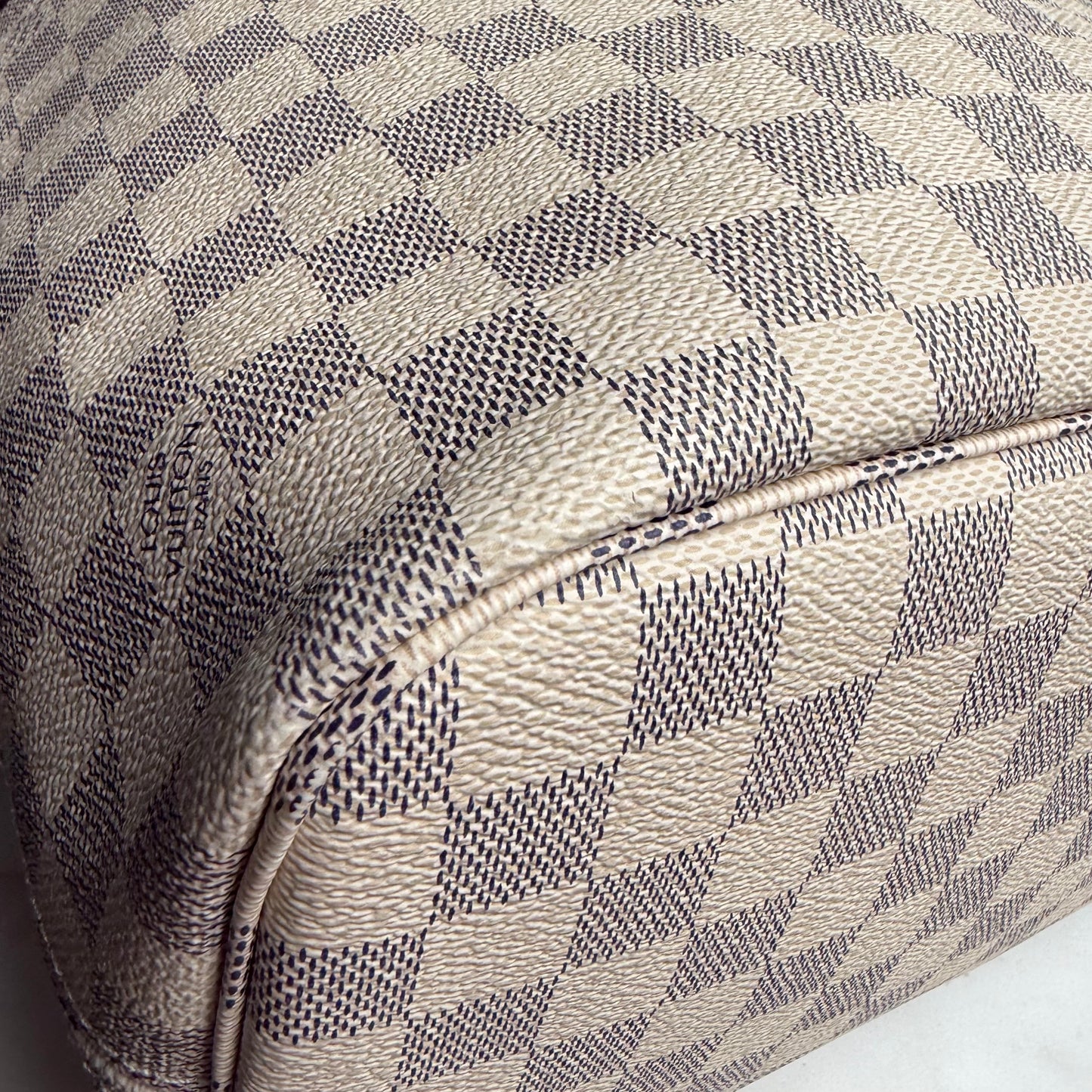 Louis Vuitton Braided Damier Azur Neverfull MM