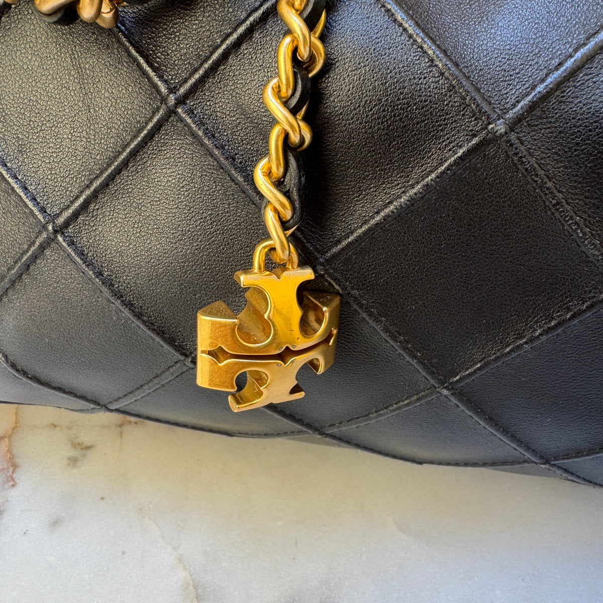 Tory Burch Fleming Quilted Hobo