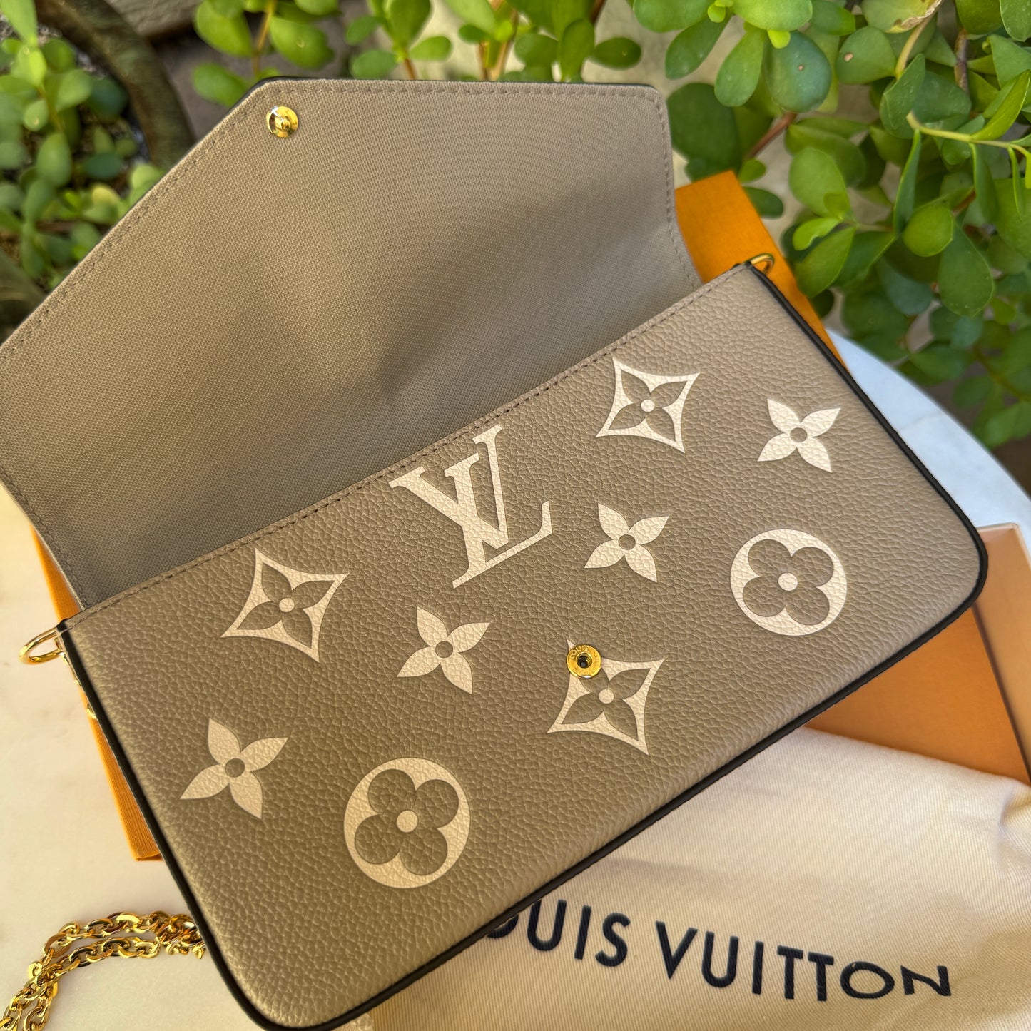 Louis Vuitton Bicolor Monogram Empreinte Pochette Félicie