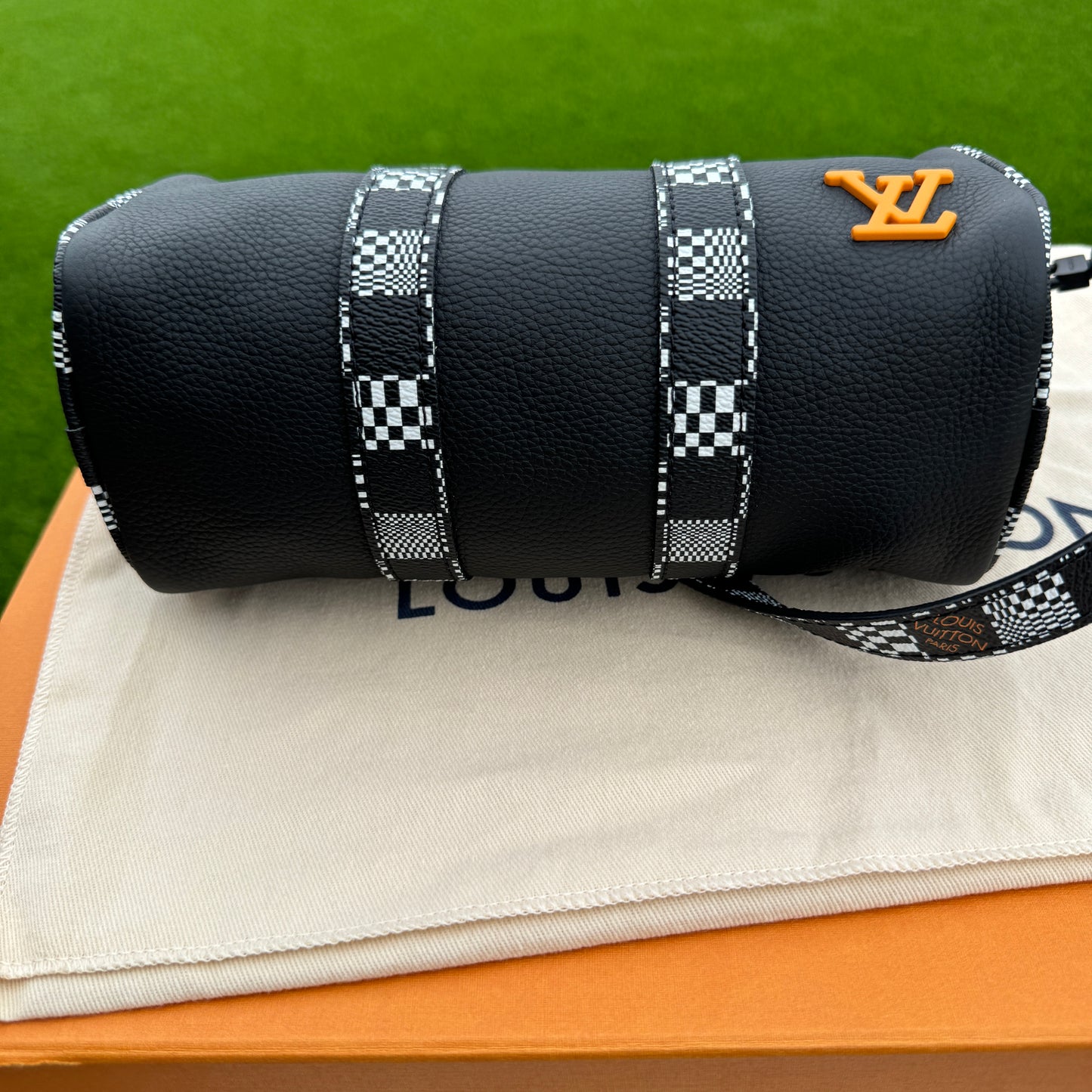 Louis Vuitton City Keepall XS Damier Distorted Boston