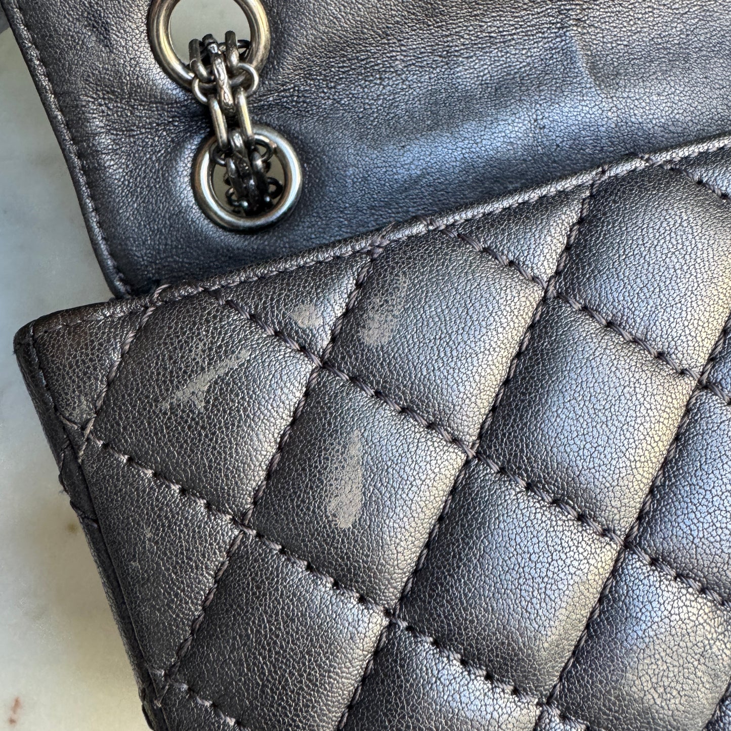 Chanel Mini Reissue 2.55 Single Flap Quilted Leather Crossbody