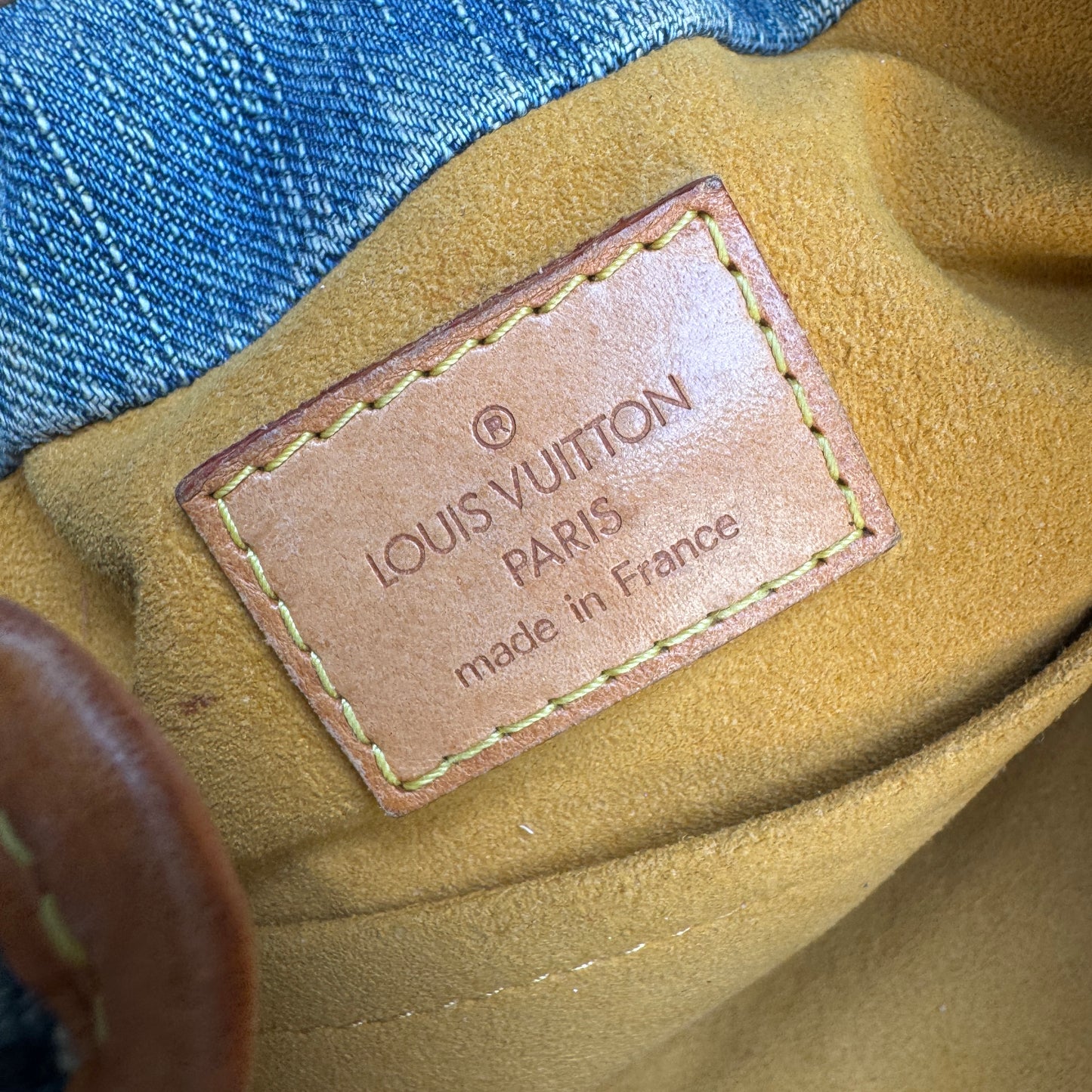 Louis Vuitton Monogram Denim Pleaty Bag