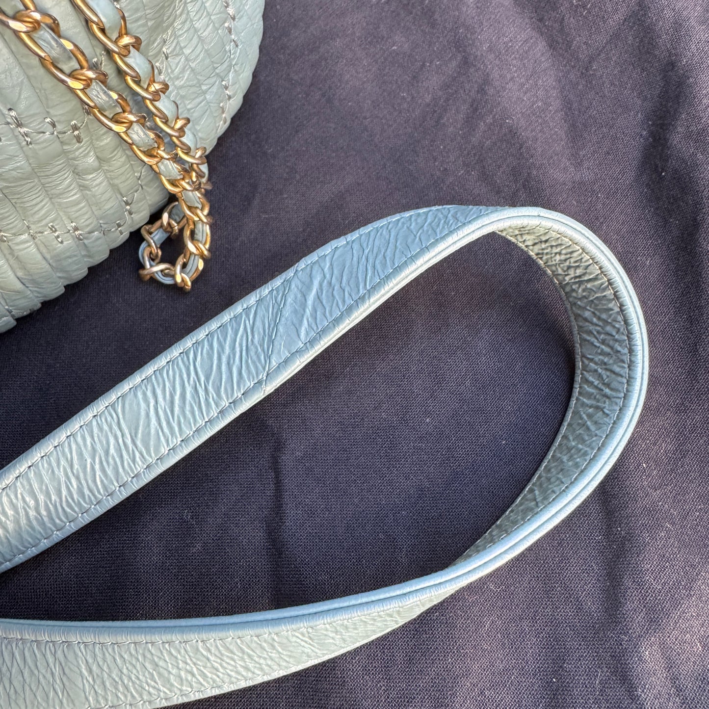 Chanel Paris-Greece Small Coco Pleats Bucket Bag