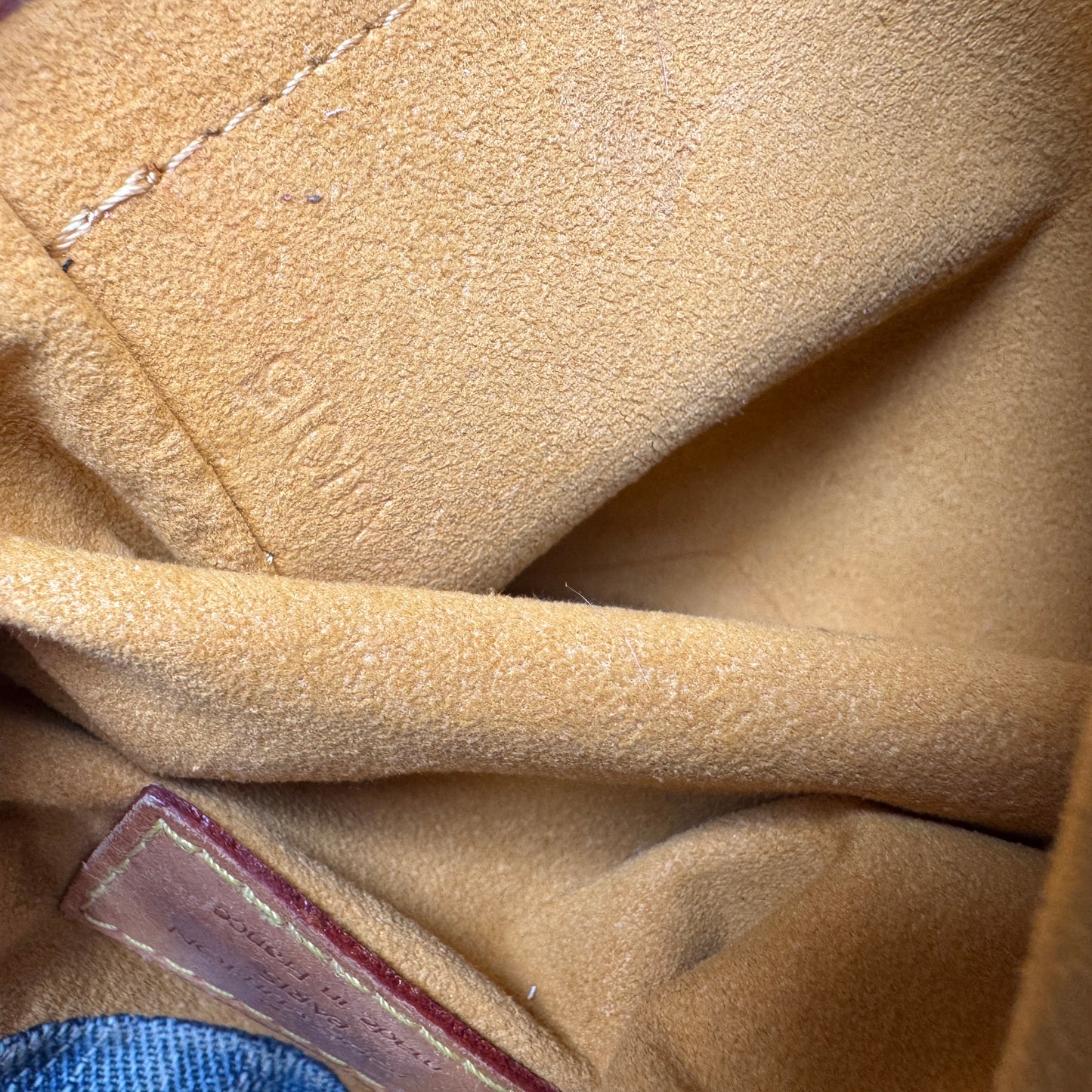 Louis Vuitton Monogram Denim Pleaty Bag