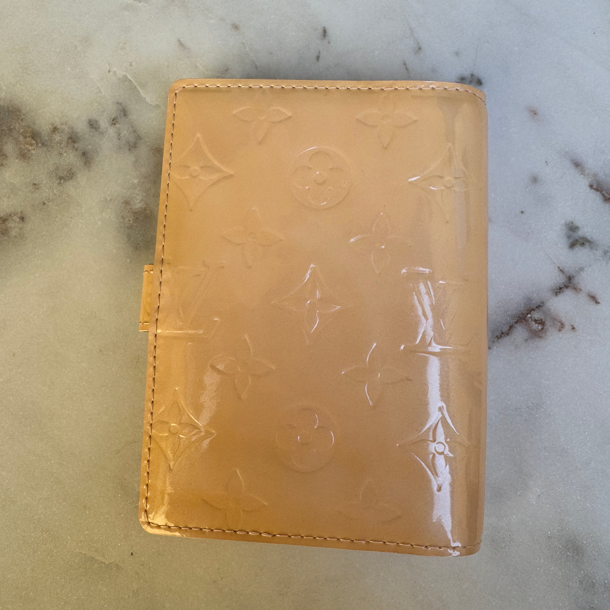 Louis Vuitton Monogram Vernis Small Ring Agenda Cover