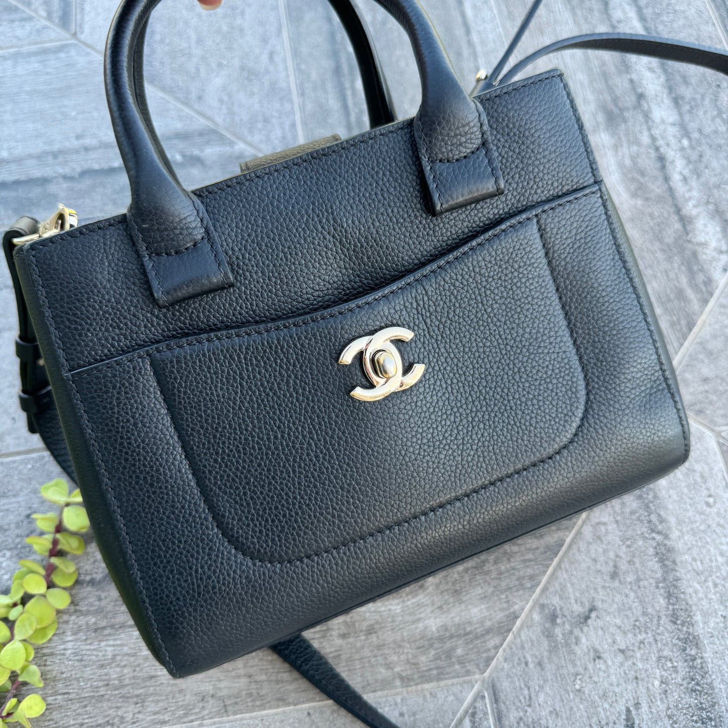 Chanel Leather Mini Neo Executive Tote