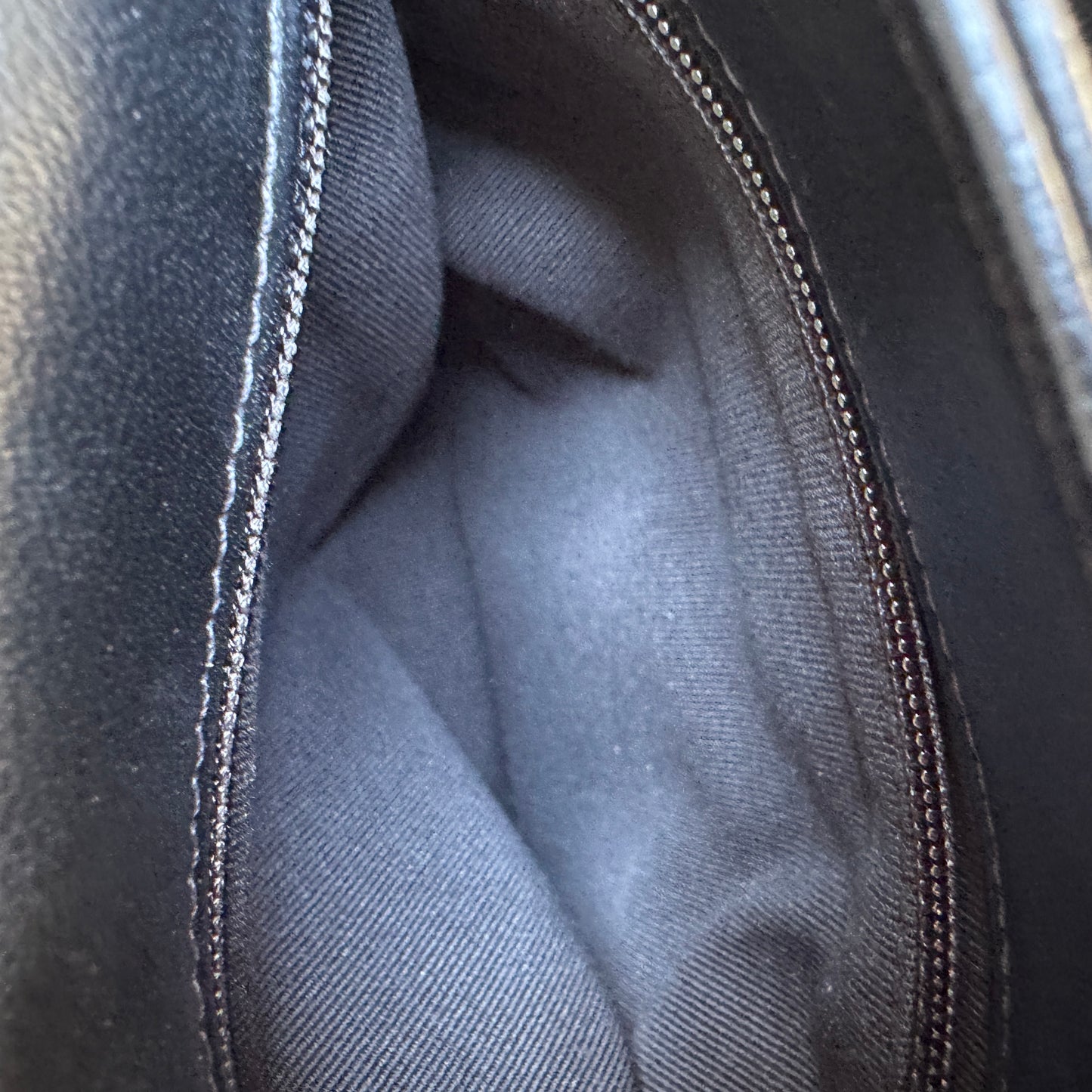 Chanel CC Bar Chain Handle Single Flap Quilted Lambskin Crossbody