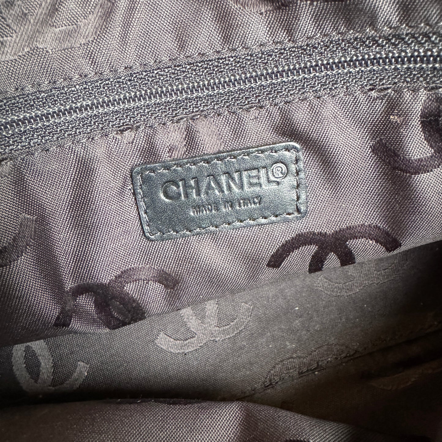 Chanel Y2K Jersey Chocolate Bar Shoulder Bag