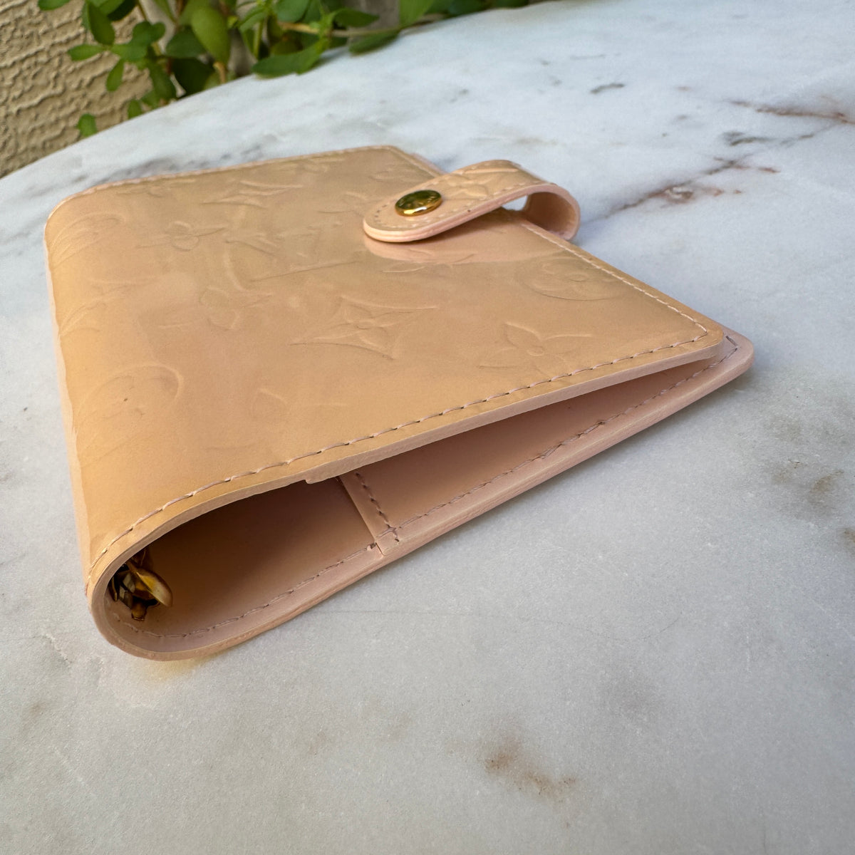 Louis Vuitton Monogram Vernis Small Ring Agenda Cover