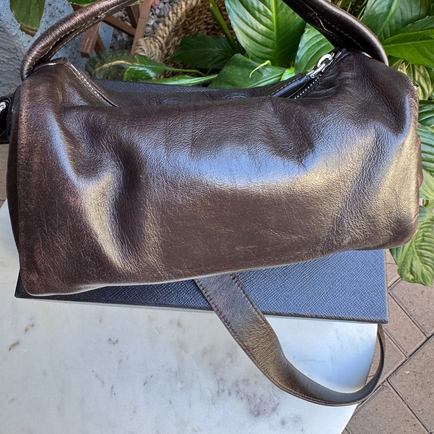Prada Nappa Leather Shoulder Bag