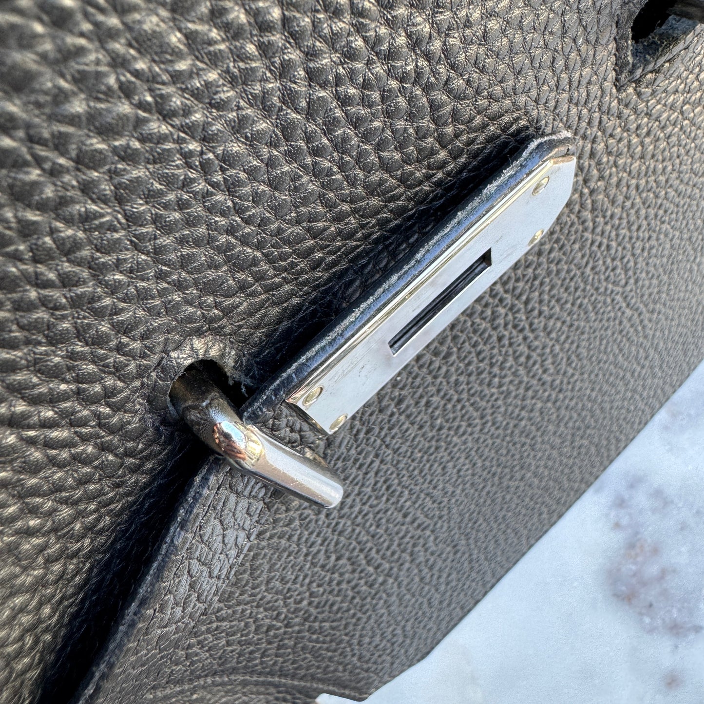 Hermès Togo Leather Jypsiere 34