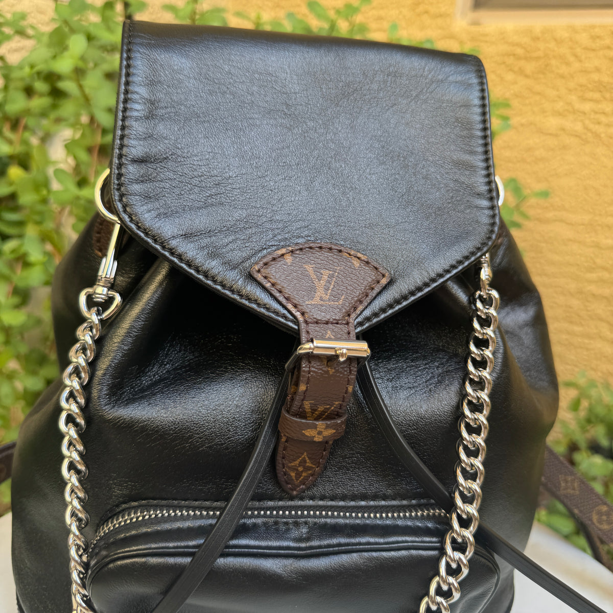 Louis Vuitton Lambskin Montsouris Vibe PM Backpack