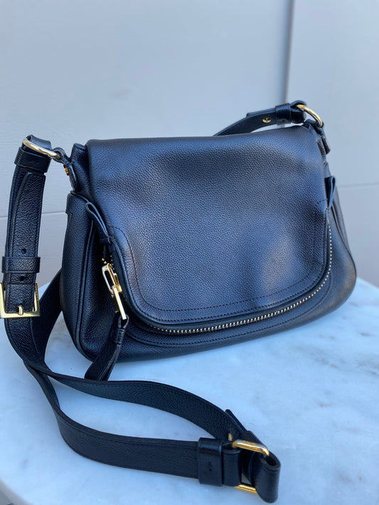 Tom Ford Pebbled Leather Jennifer Crossbody