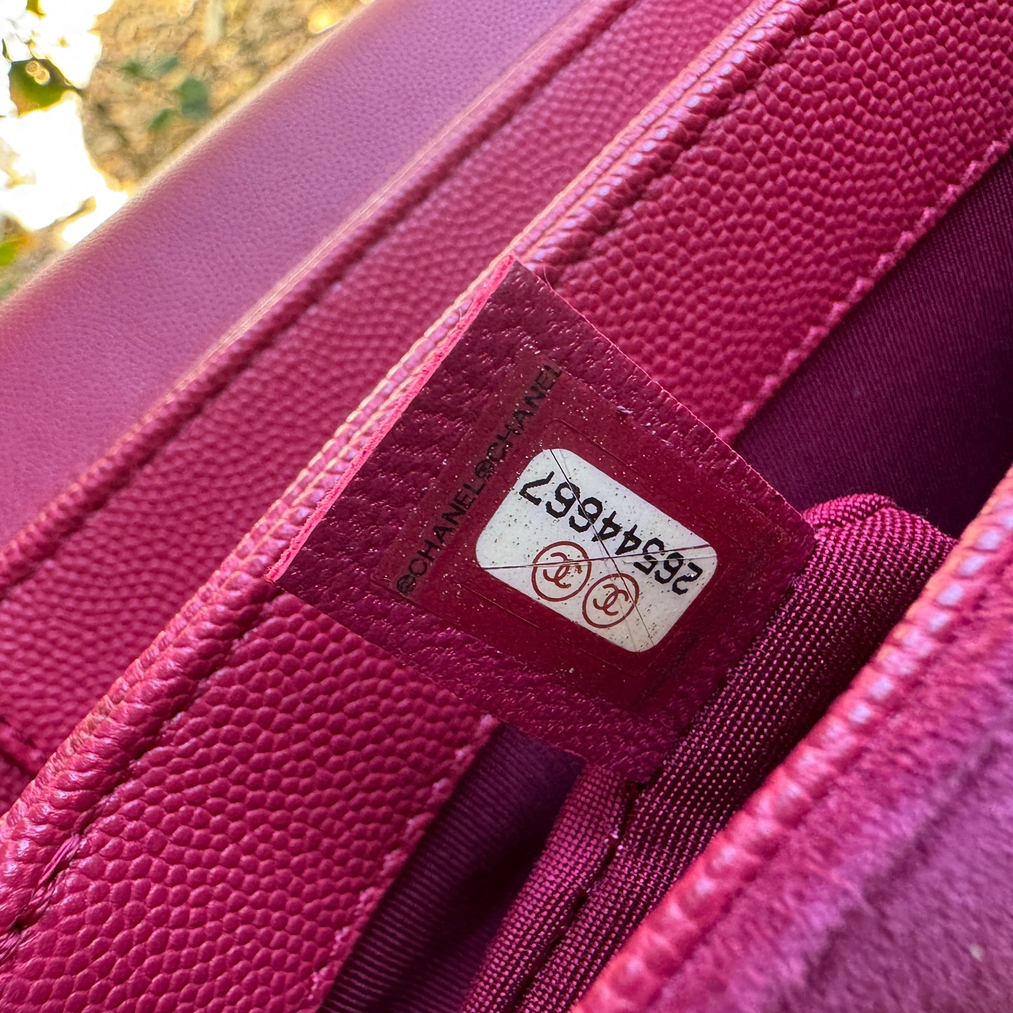 Chanel Lady Coco Caviar & Suede Leather WOC Crossbody