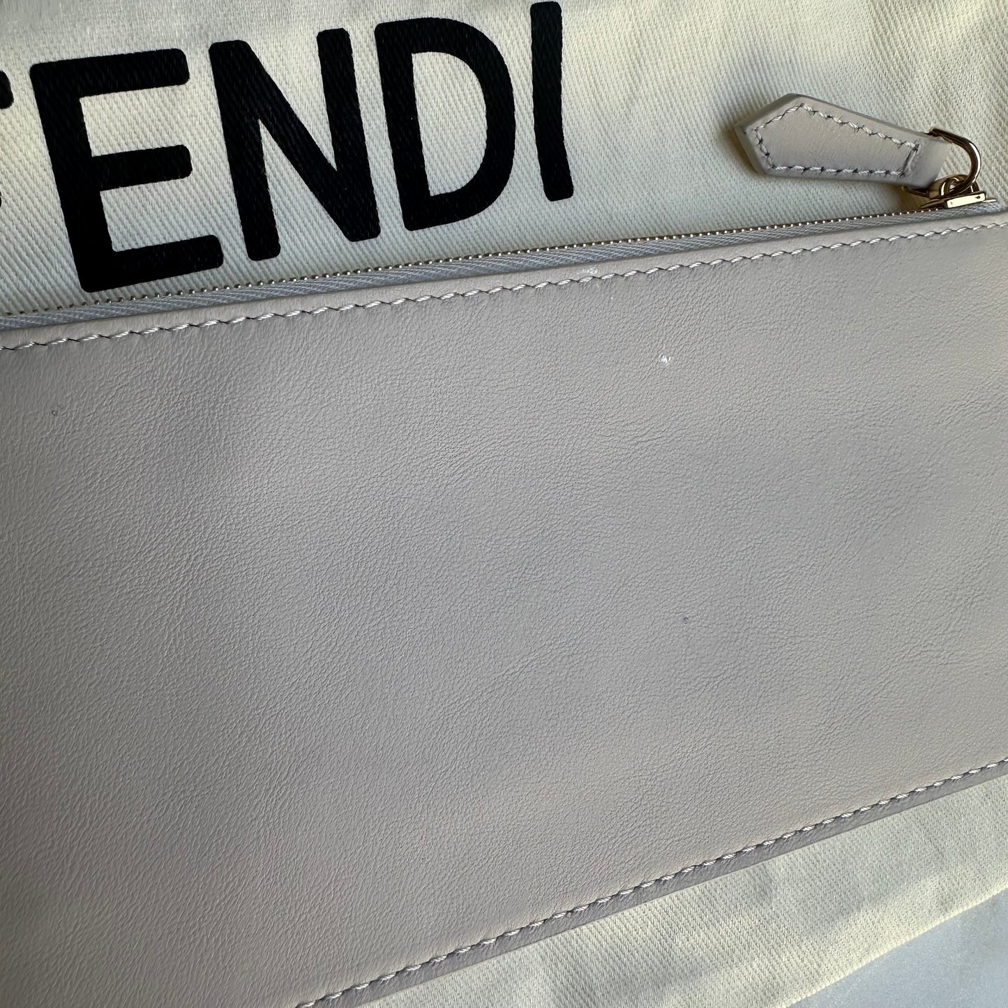 Fendi Fendigraphy Wallet On Chain Leather Crossbody